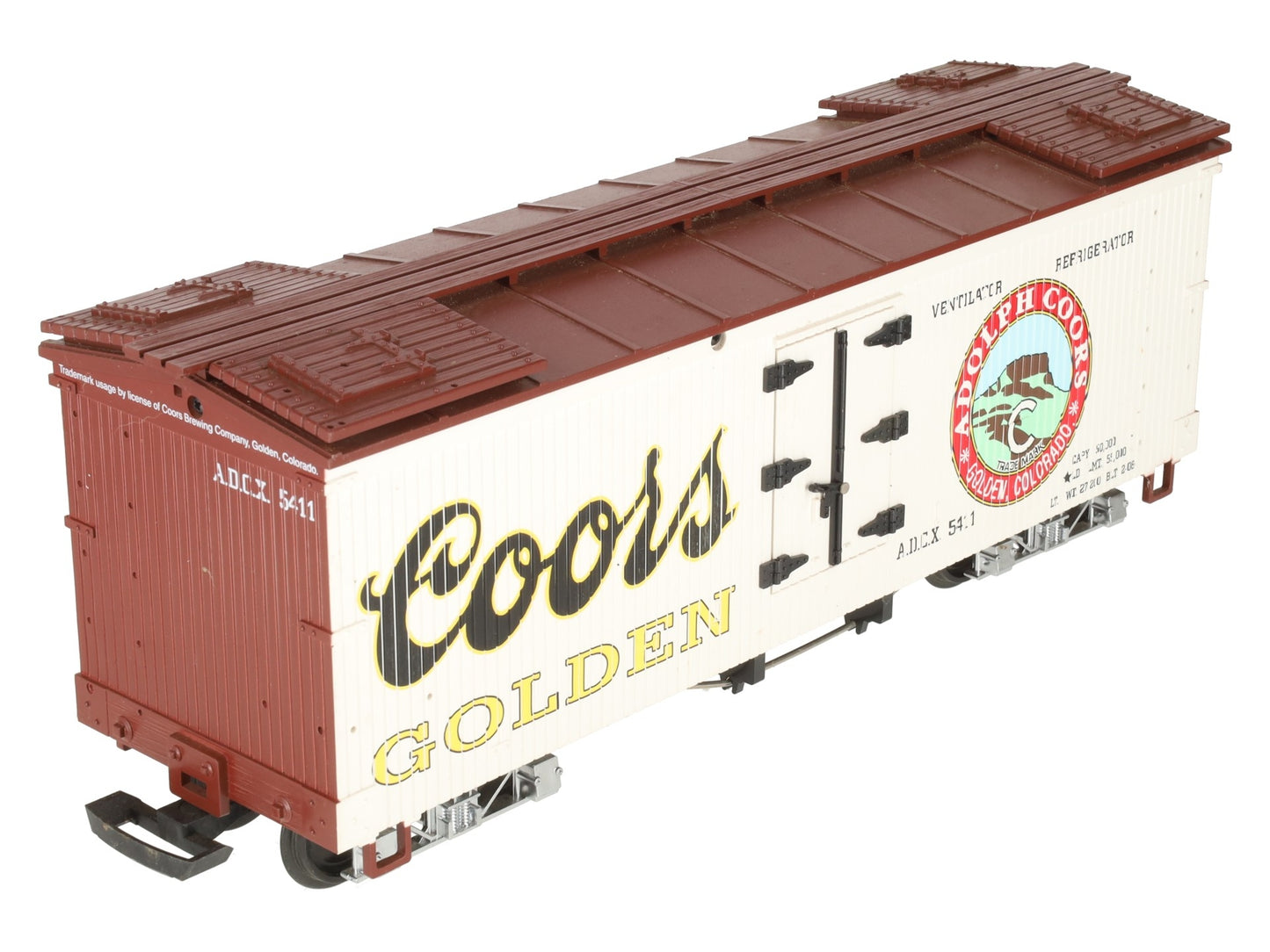 LGB 43720 G Scale Coors Refrigerator Car EX/Box