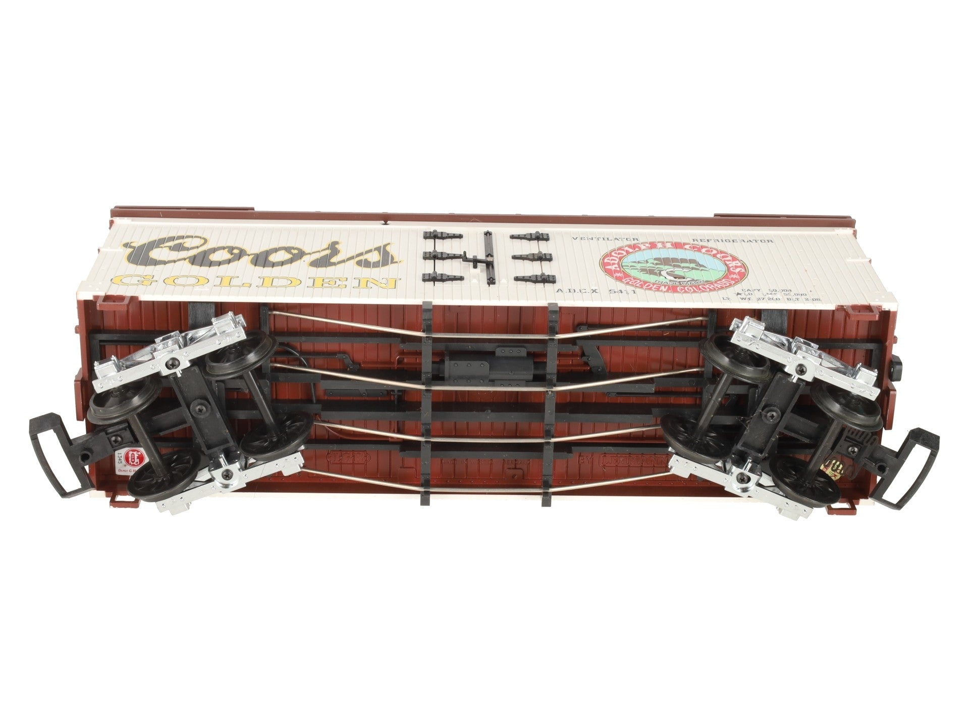 LGB 43720 G Scale Coors Refrigerator Car EX/Box