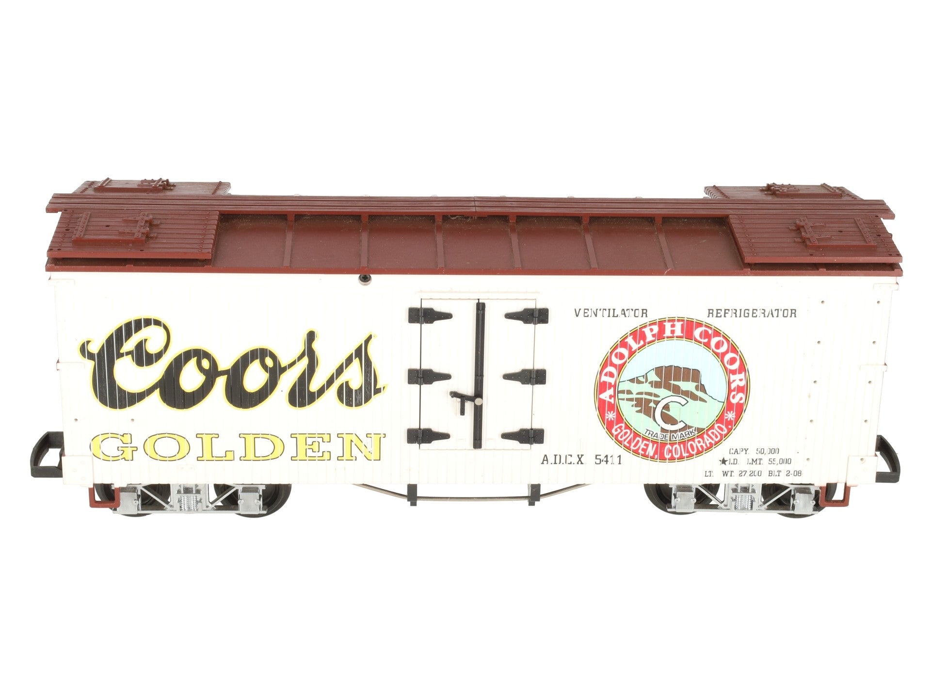 LGB 43720 G Scale Coors Refrigerator Car EX/Box