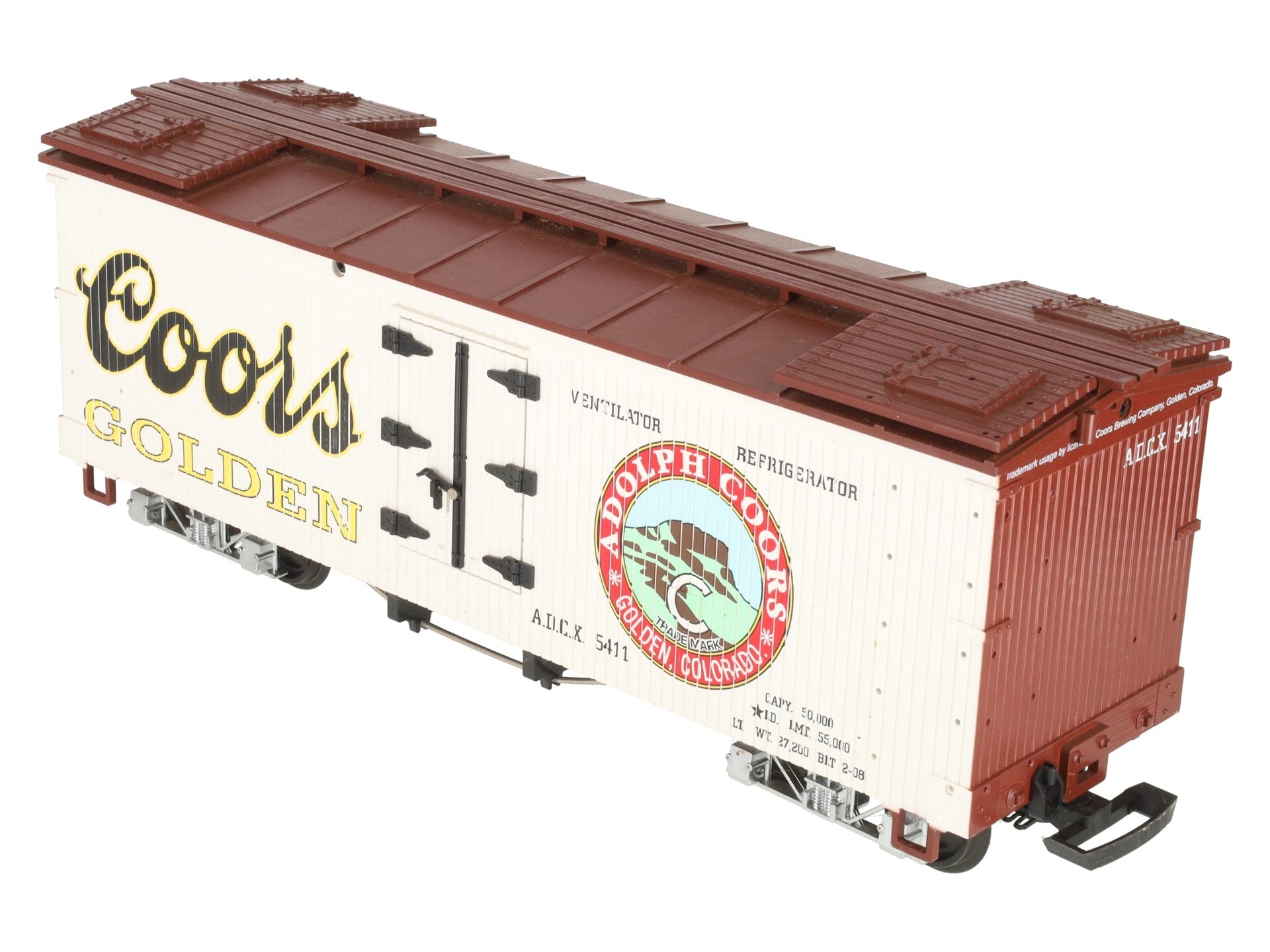 LGB 43720 G Scale Coors Refrigerator Car EX/Box