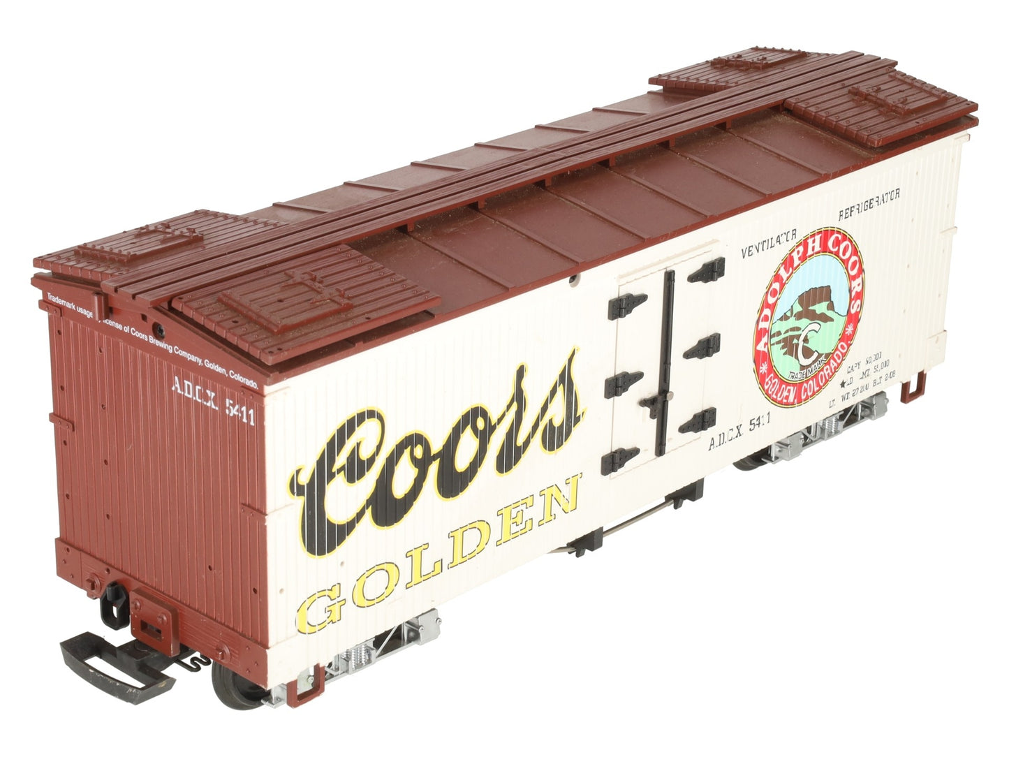 LGB 43720 G Scale Coors Refrigerator Car EX/Box