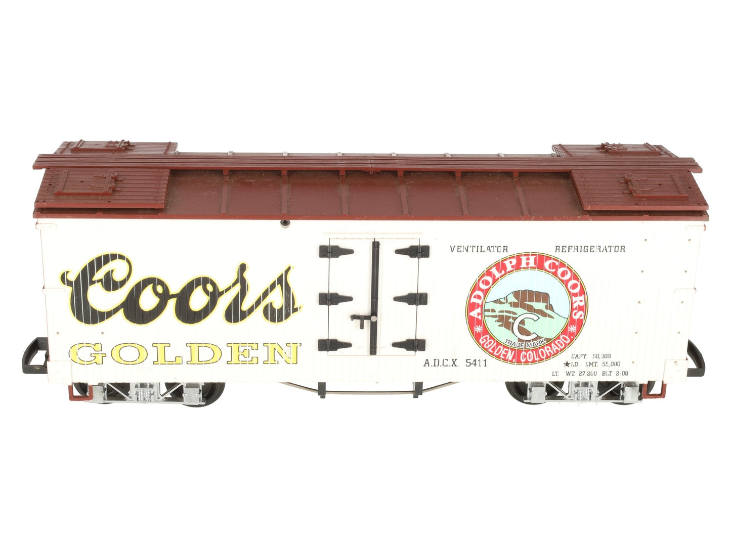 LGB 43720 G Scale Coors Refrigerator Car EX/Box