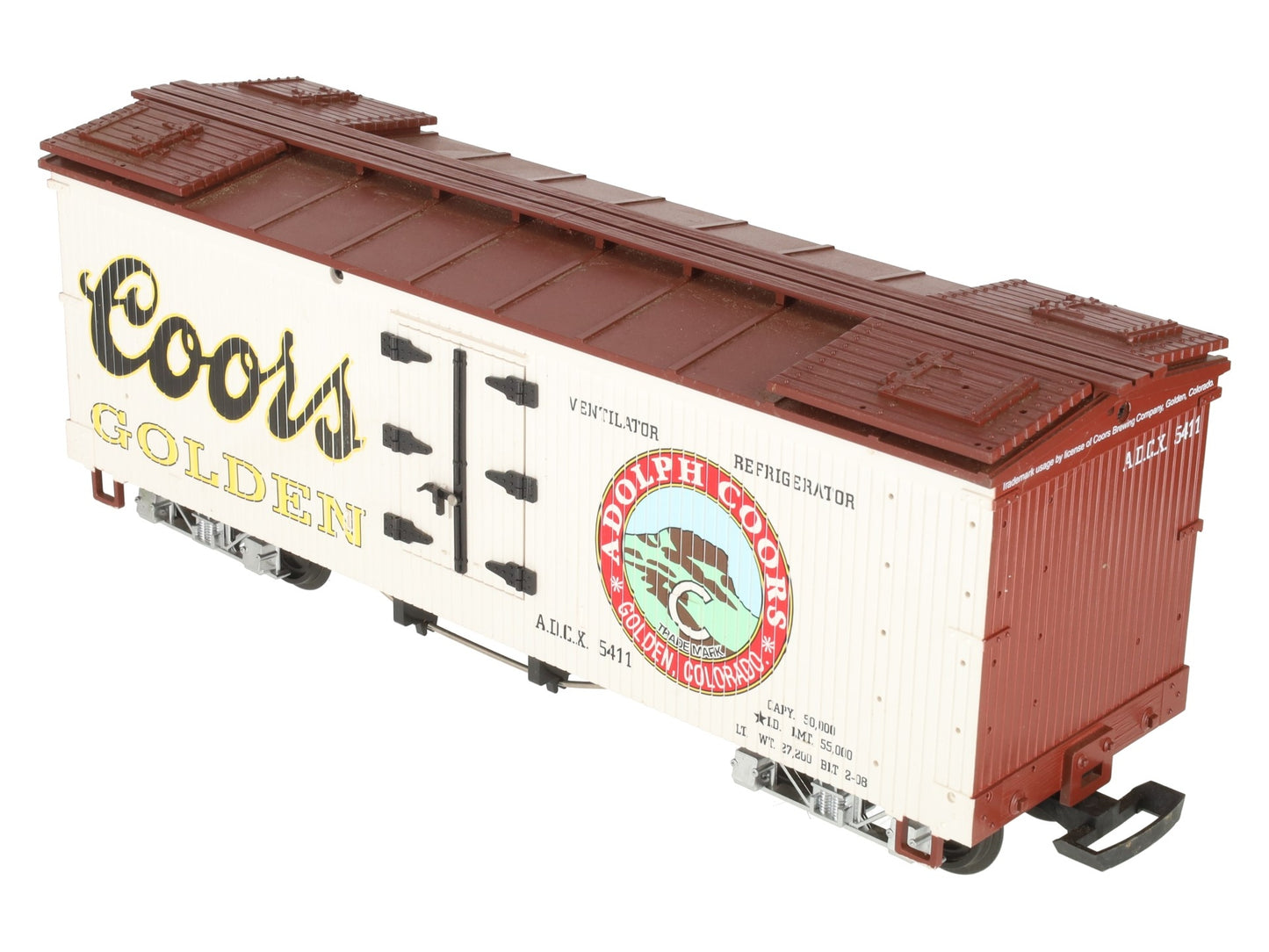 LGB 43720 G Scale Coors Refrigerator Car EX/Box