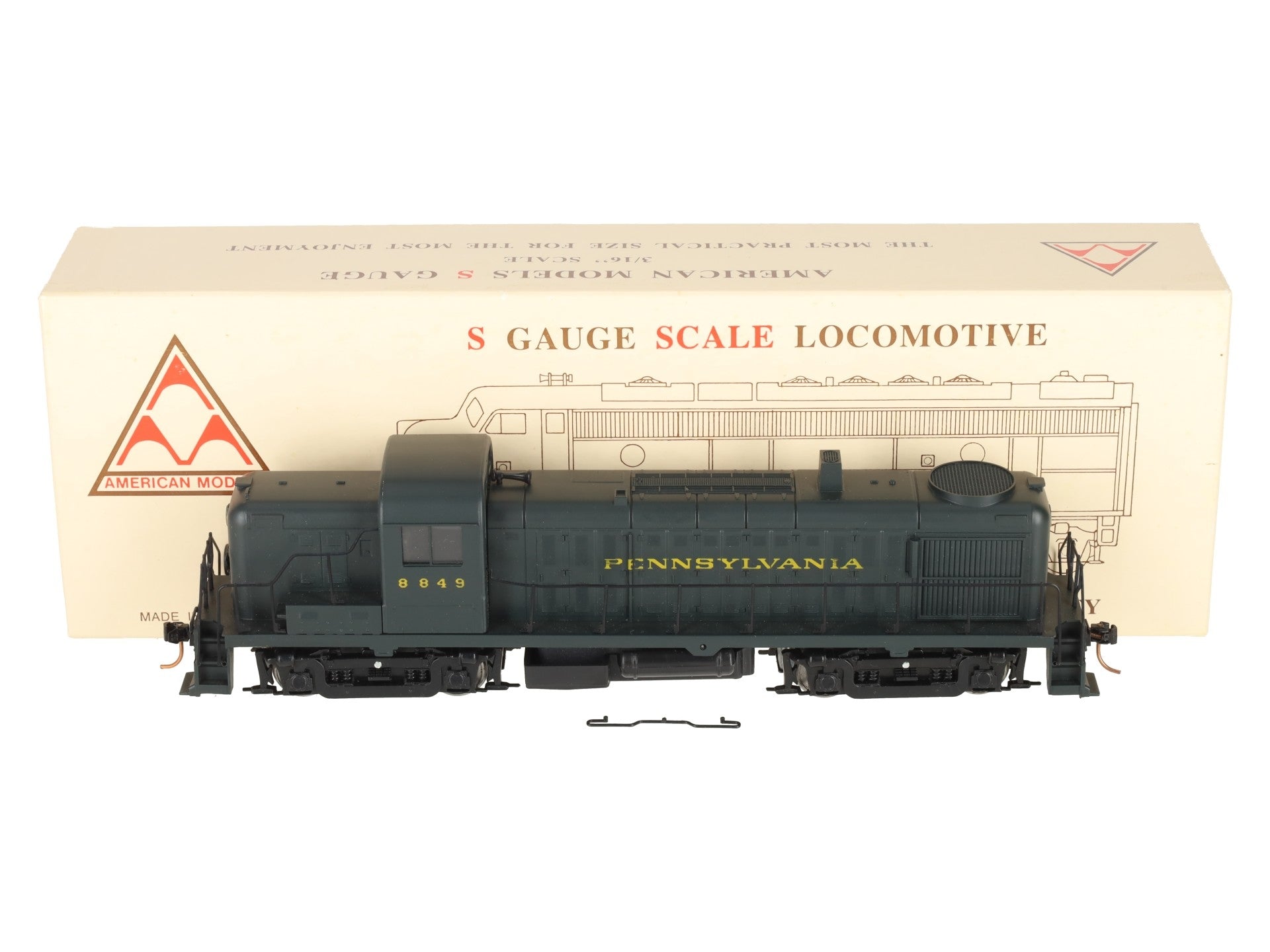 American Models 8849 S Gauge Pennsylvania RS3 Diesel - DC/Scale EX/Box