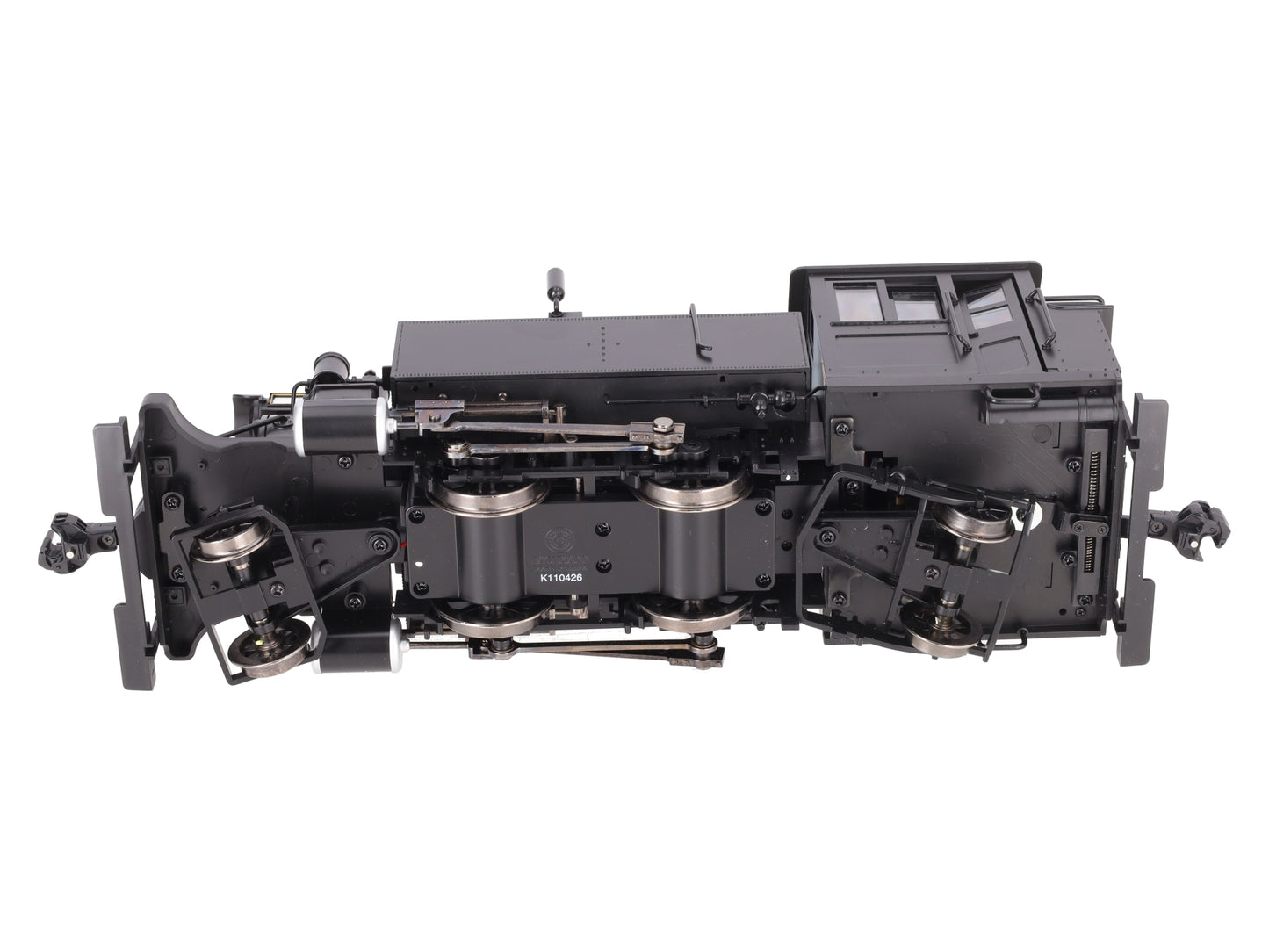 Bachmann 91197 G Scale 2-4-2 Painted/Unlettered Black Steam Locomotive LN/Box