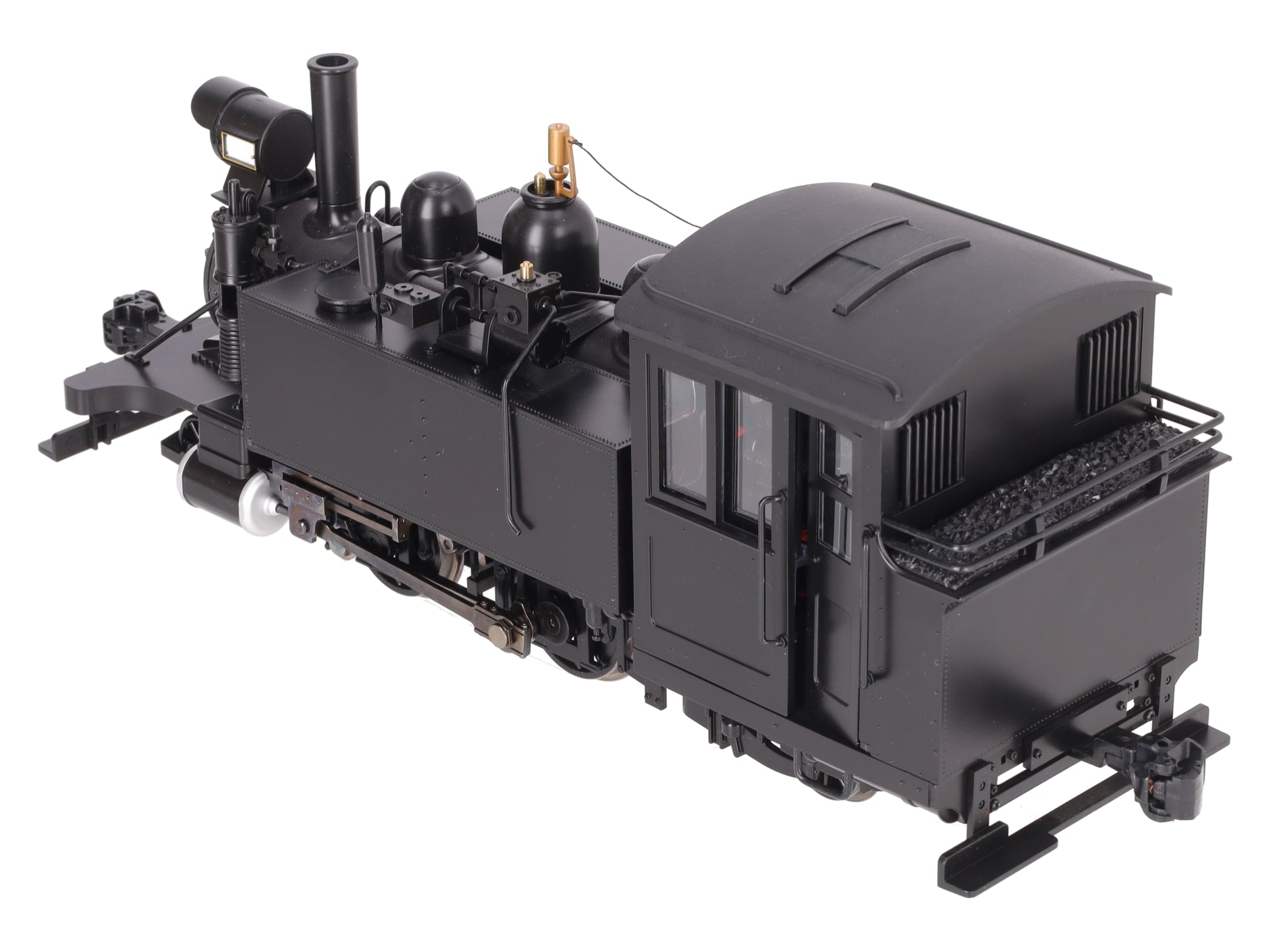 Bachmann 91197 G Scale 2-4-2 Painted/Unlettered Black Steam Locomotive LN/Box