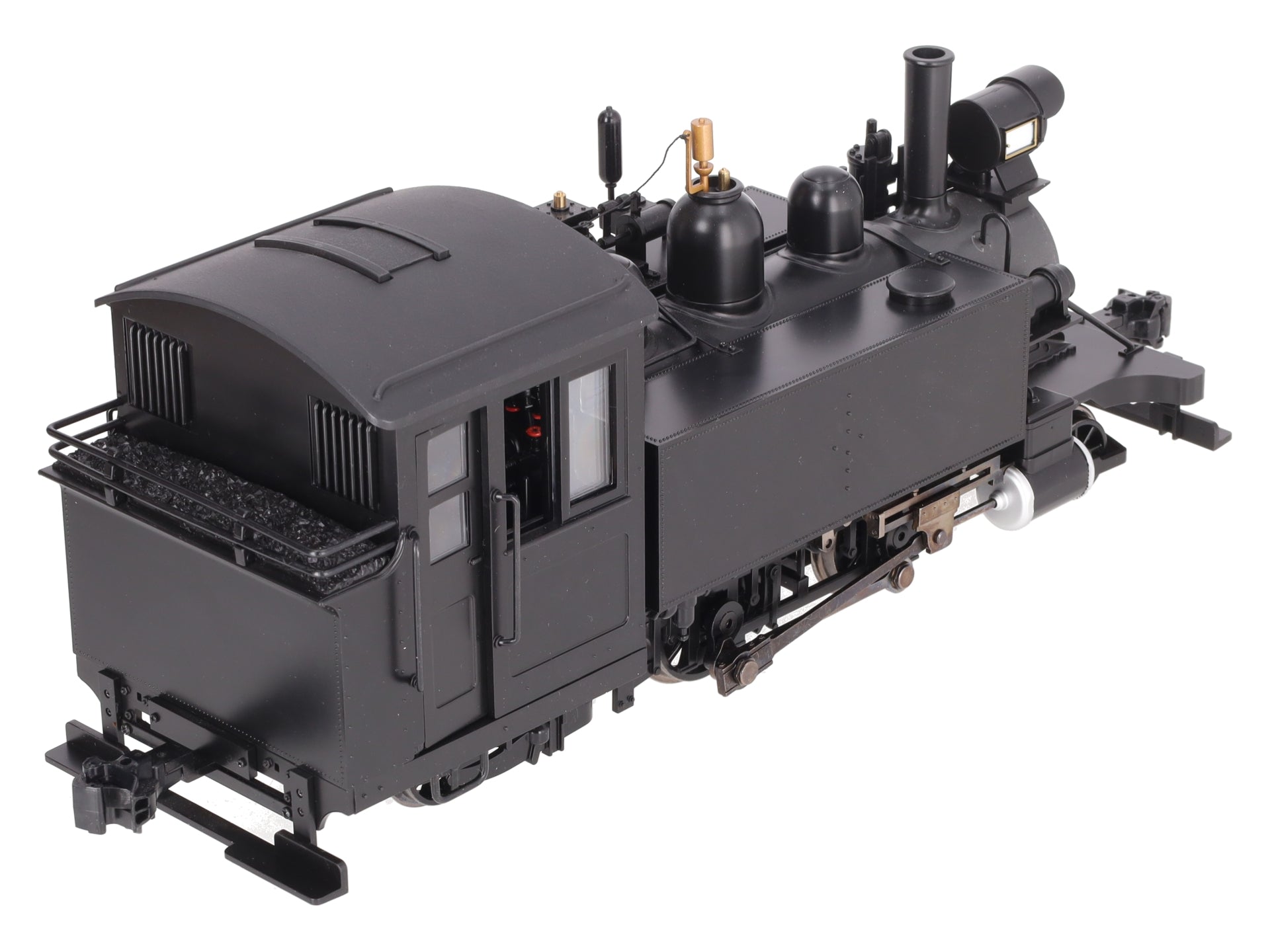 Bachmann 91197 G Scale 2-4-2 Painted/Unlettered Black Steam Locomotive LN/Box