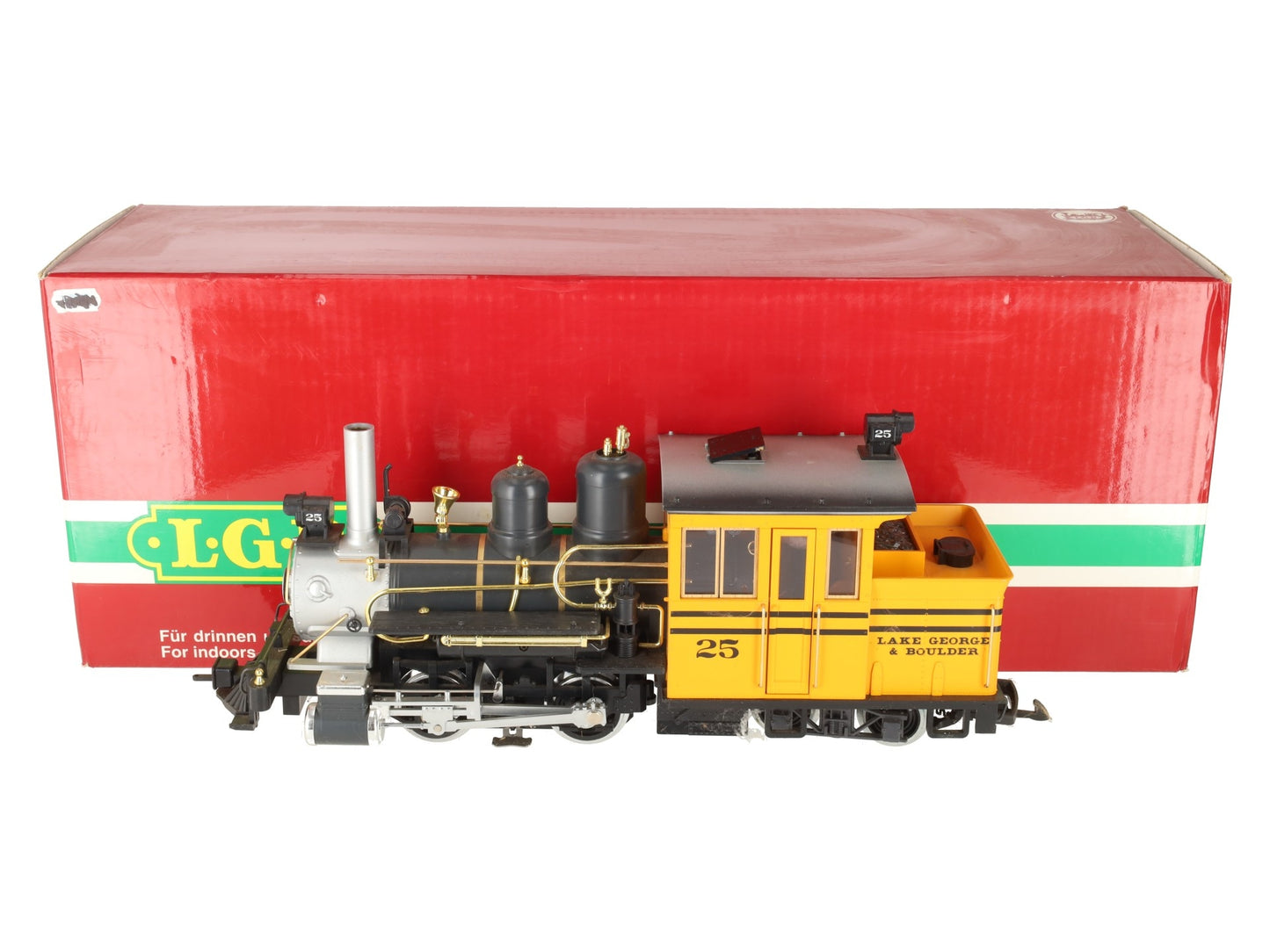 LGB 20252 G Scale LG&B Forney Steam Locomotive w/ Sound EX/Box