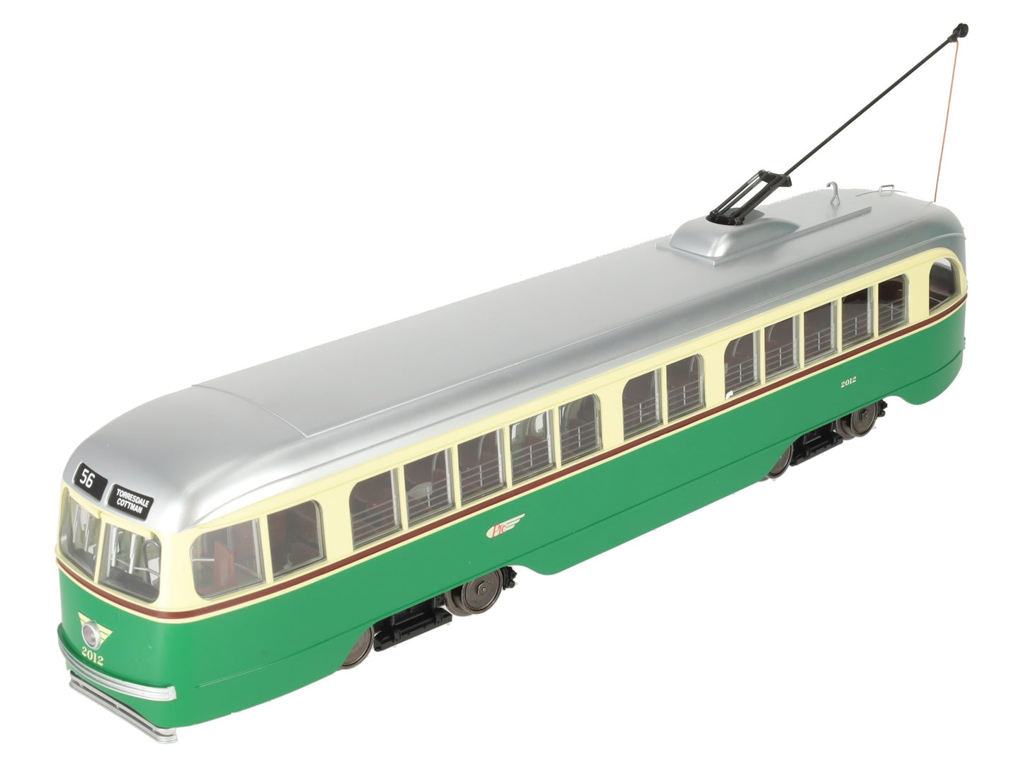 Aristo-Craft 23351X G Scale PCC Trolley PTC #2012 LN/Box