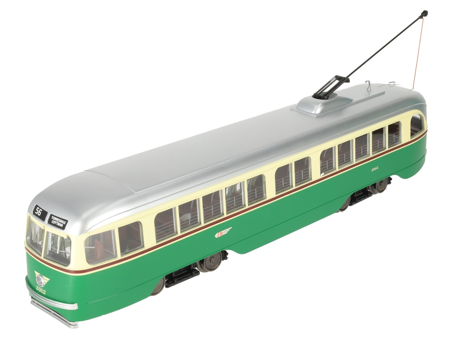 Aristo-Craft 23351X G Scale PCC Trolley PTC #2012 LN/Box