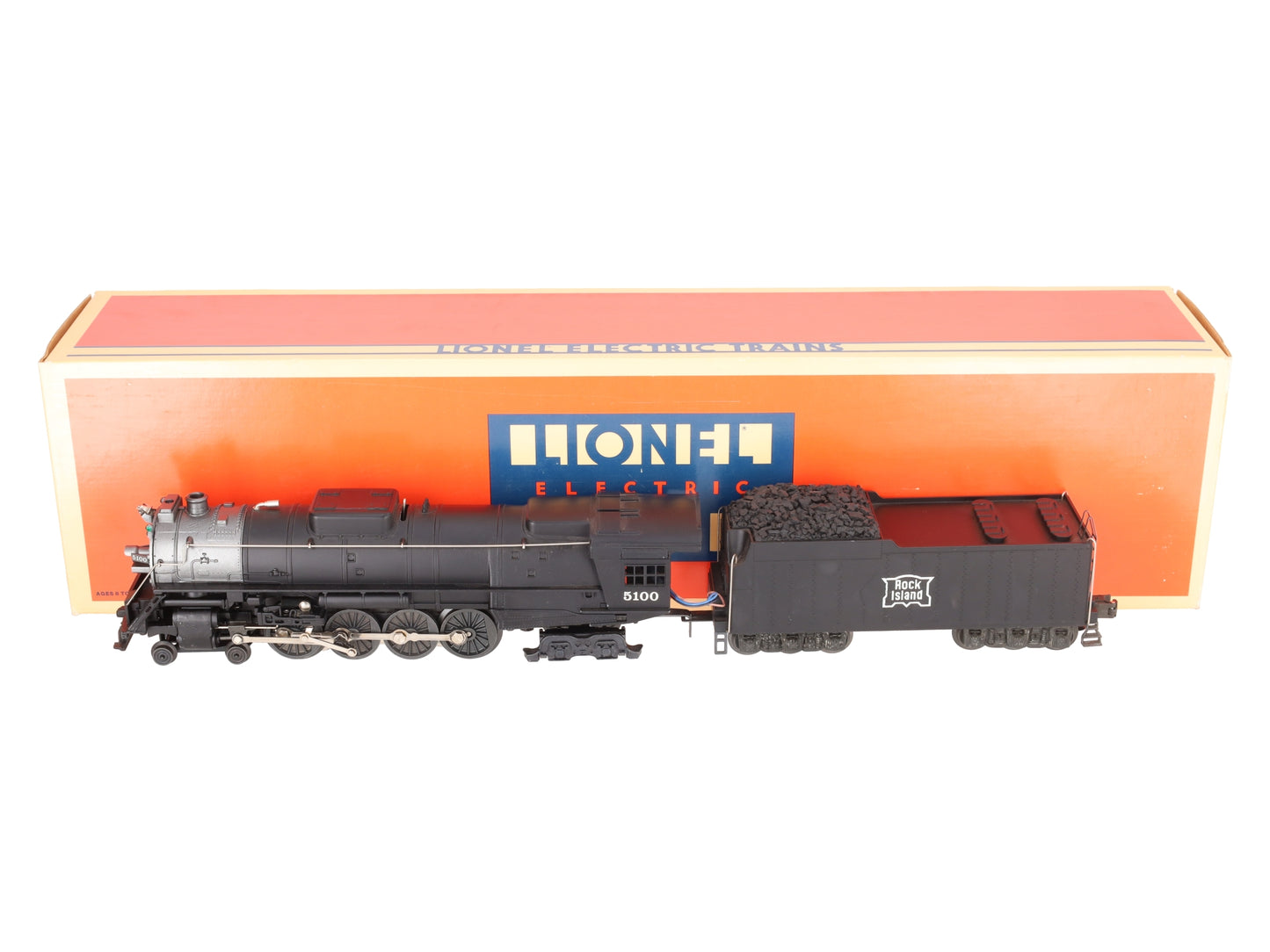 Lionel 6-18001 O Gauge Rock Island 4-8-4 Steam Locomotive & Tender #5100 EX/Box