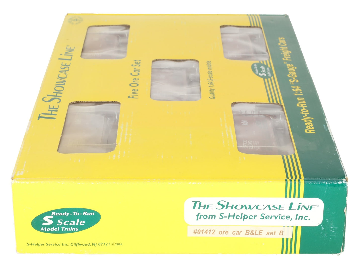 S-Helper 01412 S Scale Bessemer & Lake Erie (BLE) 5 Car Ore Car Set LN/Box