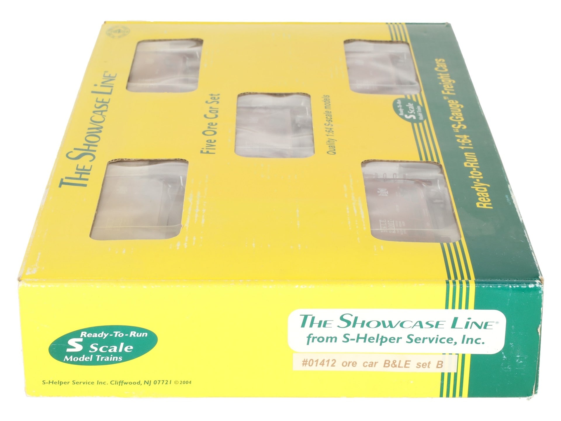 S-Helper 01412 S Scale Bessemer & Lake Erie (BLE) 5 Car Ore Car Set LN/Box