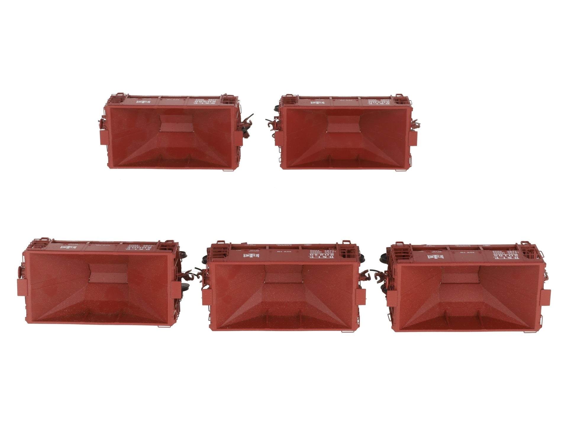 S-Helper 01412 S Scale Bessemer & Lake Erie (BLE) 5 Car Ore Car Set LN/Box
