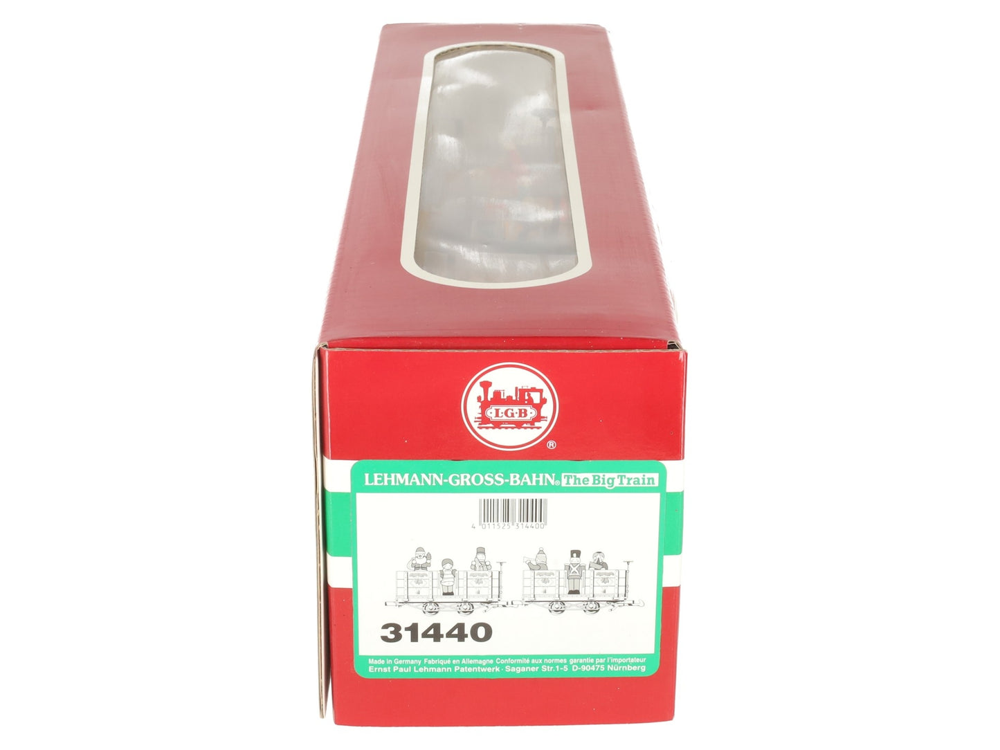 LGB 31440 G Scale Christmas 2-Car Set with Figures LN/Box