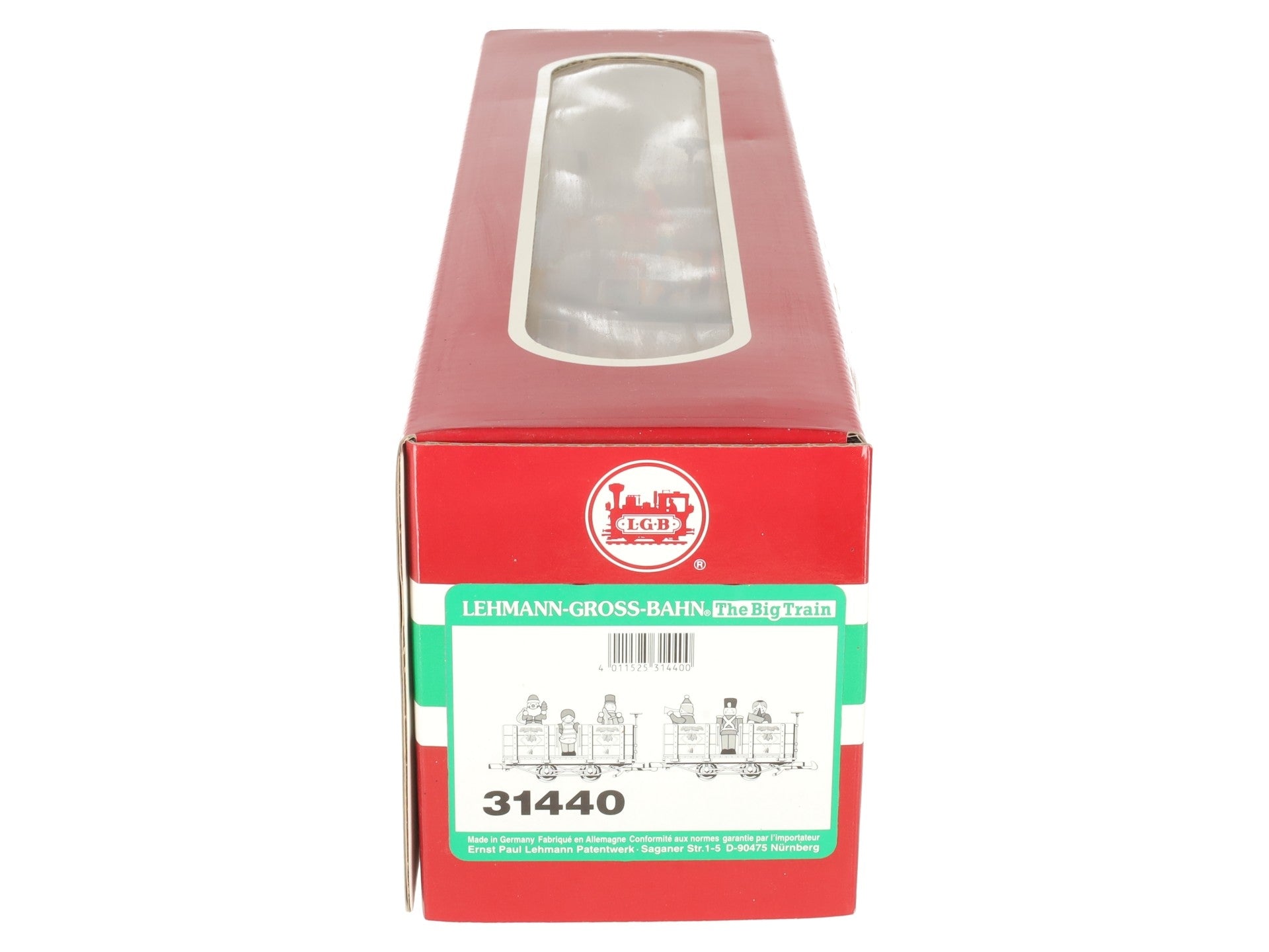 LGB 31440 G Scale Christmas 2-Car Set with Figures LN/Box