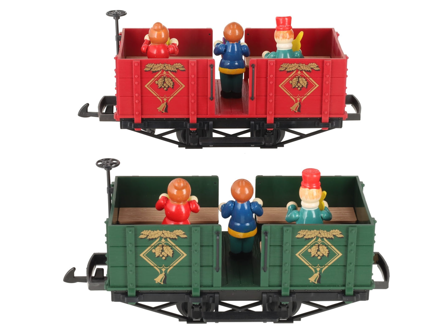 LGB 31440 G Scale Christmas 2-Car Set with Figures LN/Box