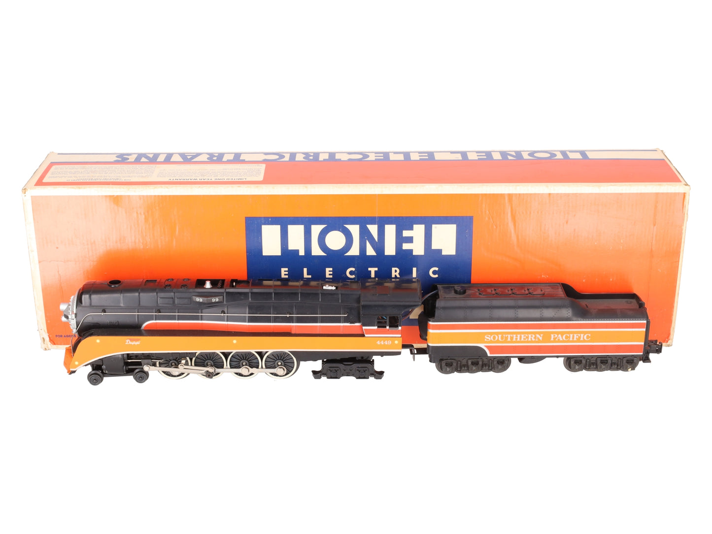 Lionel 6-8307 O Gauge Southern Pacific Daylight GS-4 Steam Engine & Tender #4449 EX/Box