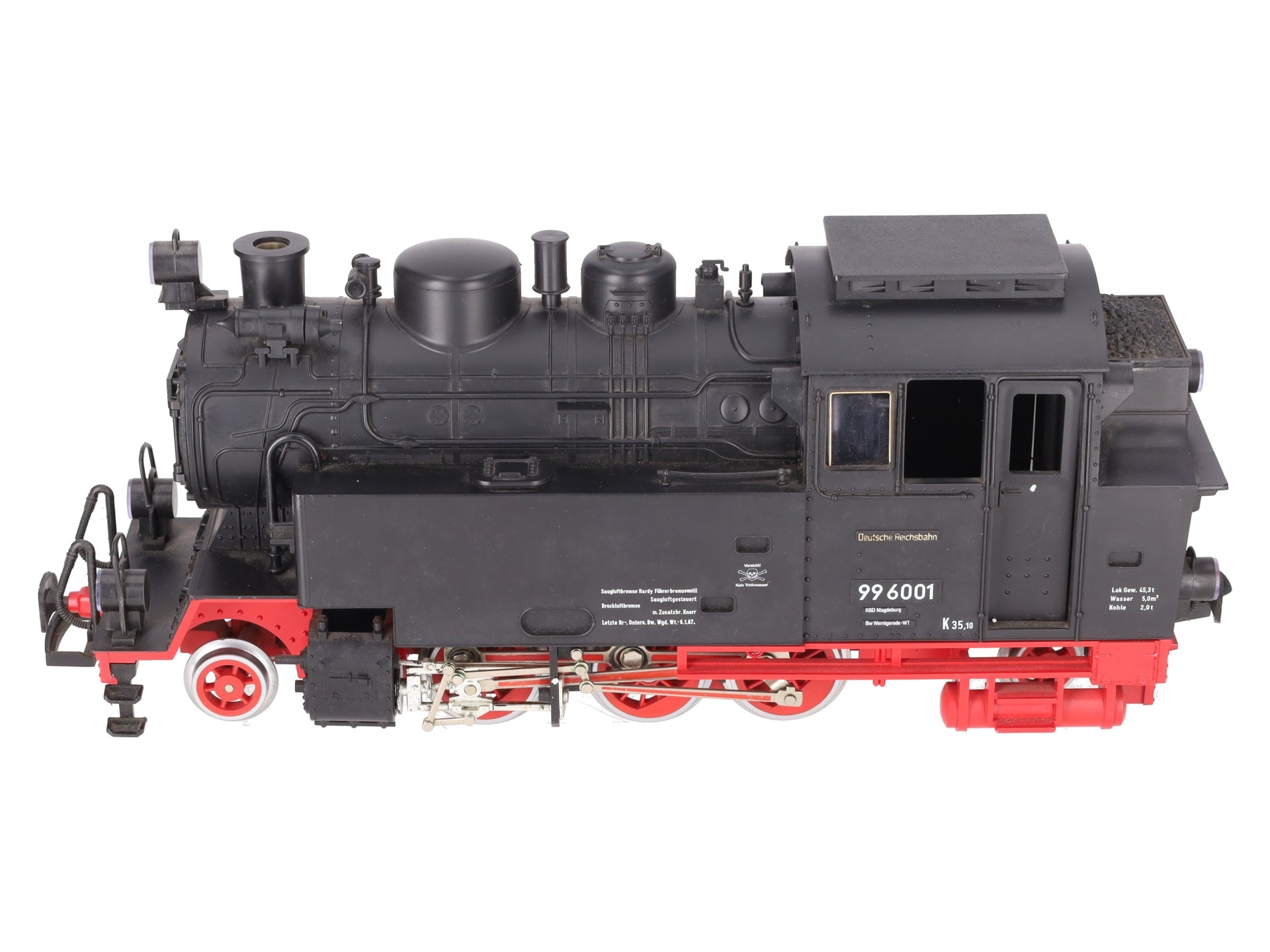 LGB 2080D G Scale 2-6-2T Steam Locomotive EX/Box