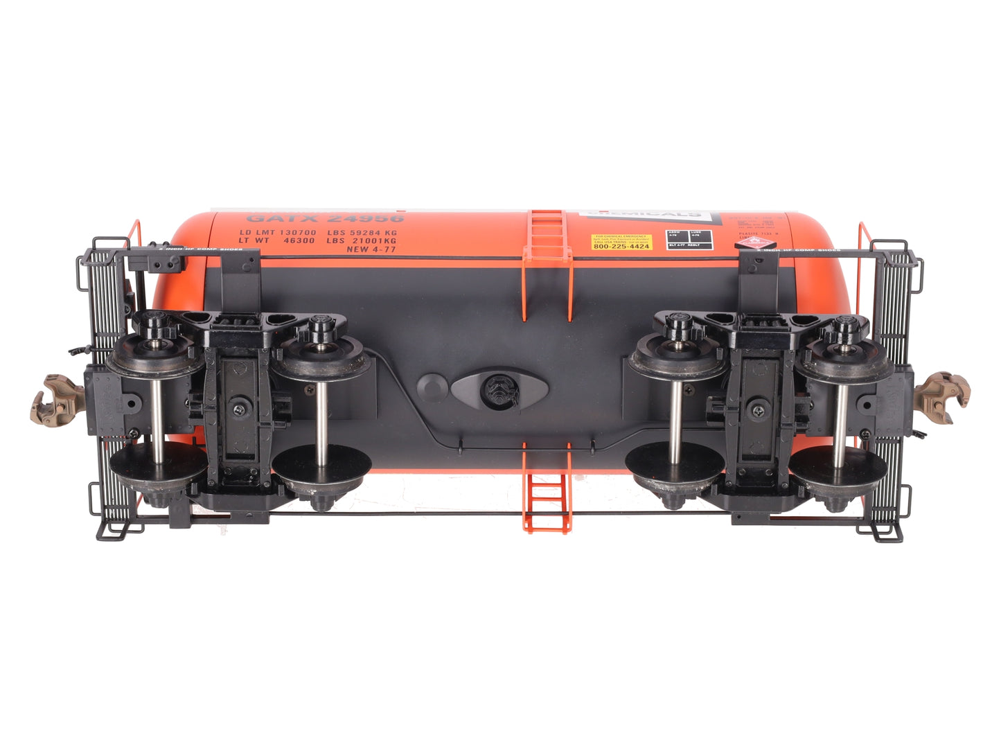 USA Trains R15206 G Hooker Chemicals Beer Can Tank Car #24956 (Metal Wheels) LN/Box