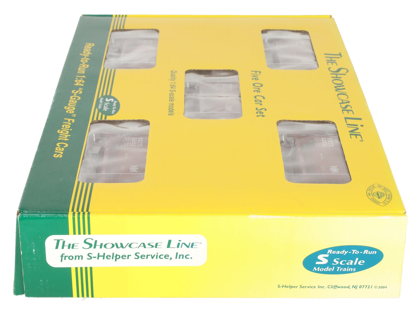 S-Helper 00728 70T S Gauge Bessemer & Lake Erie Ore 5-Car Set LN/Box