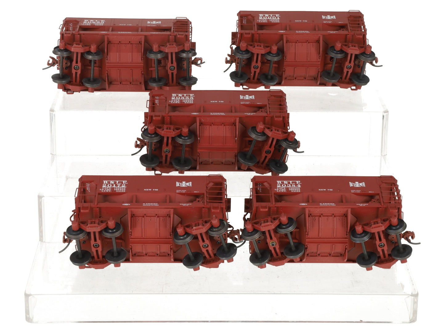 S-Helper 00728 70T S Gauge Bessemer & Lake Erie Ore 5-Car Set LN/Box