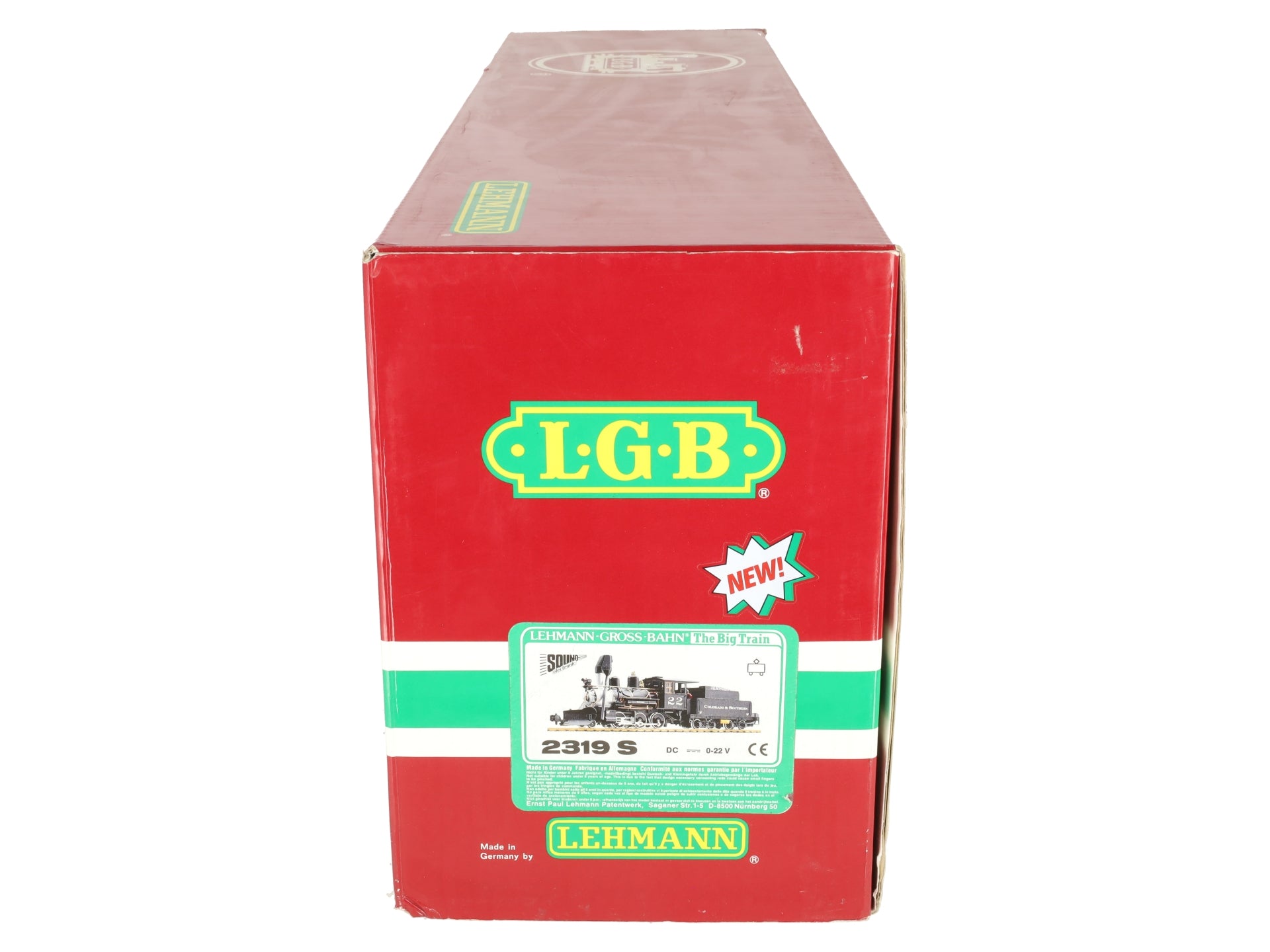 LGB 2319S C&S 2-6-0 Mogul Steam Locomotive w/Sound EX/Box