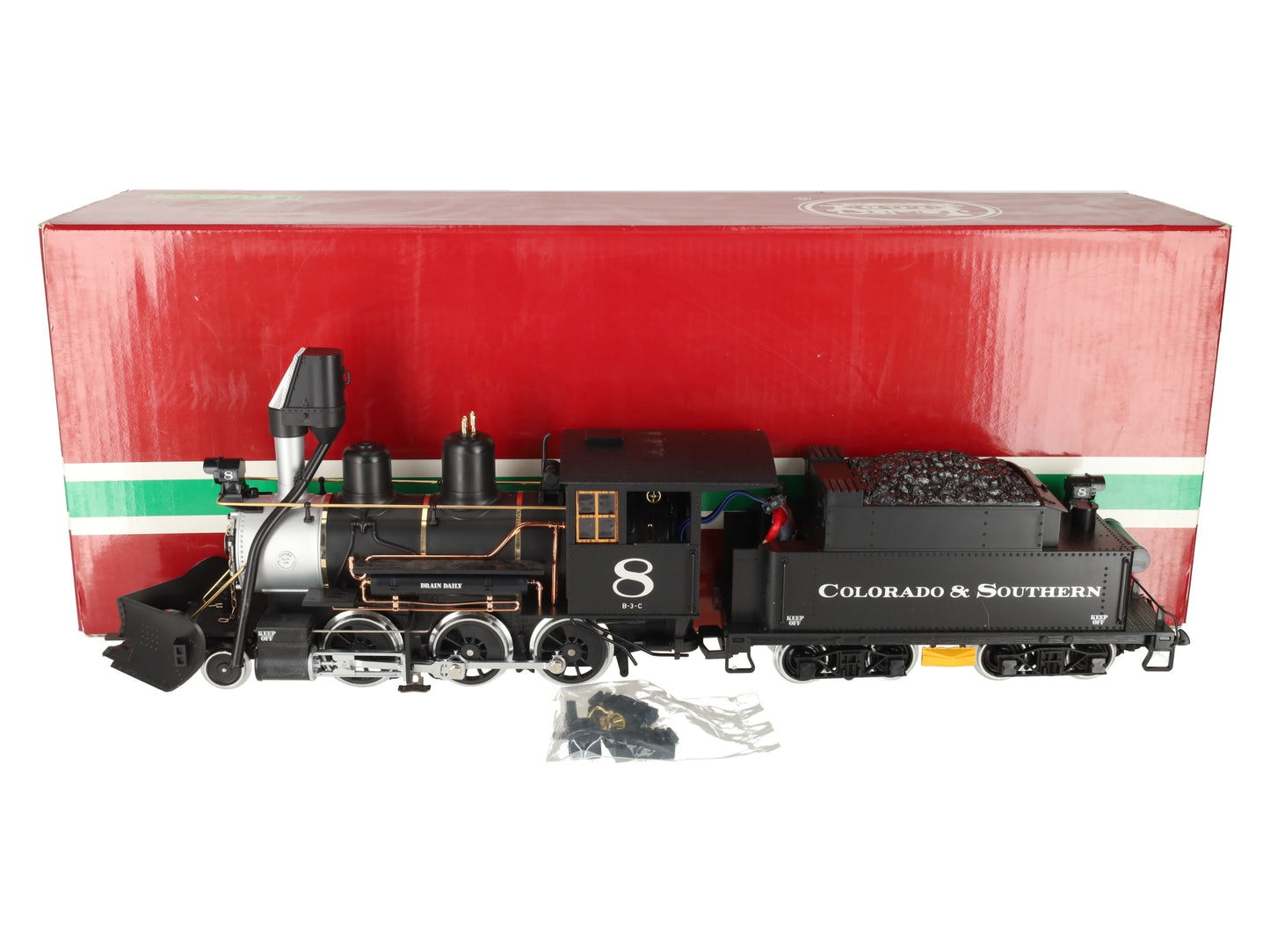 LGB 2319S C&S 2-6-0 Mogul Steam Locomotive w/Sound EX/Box