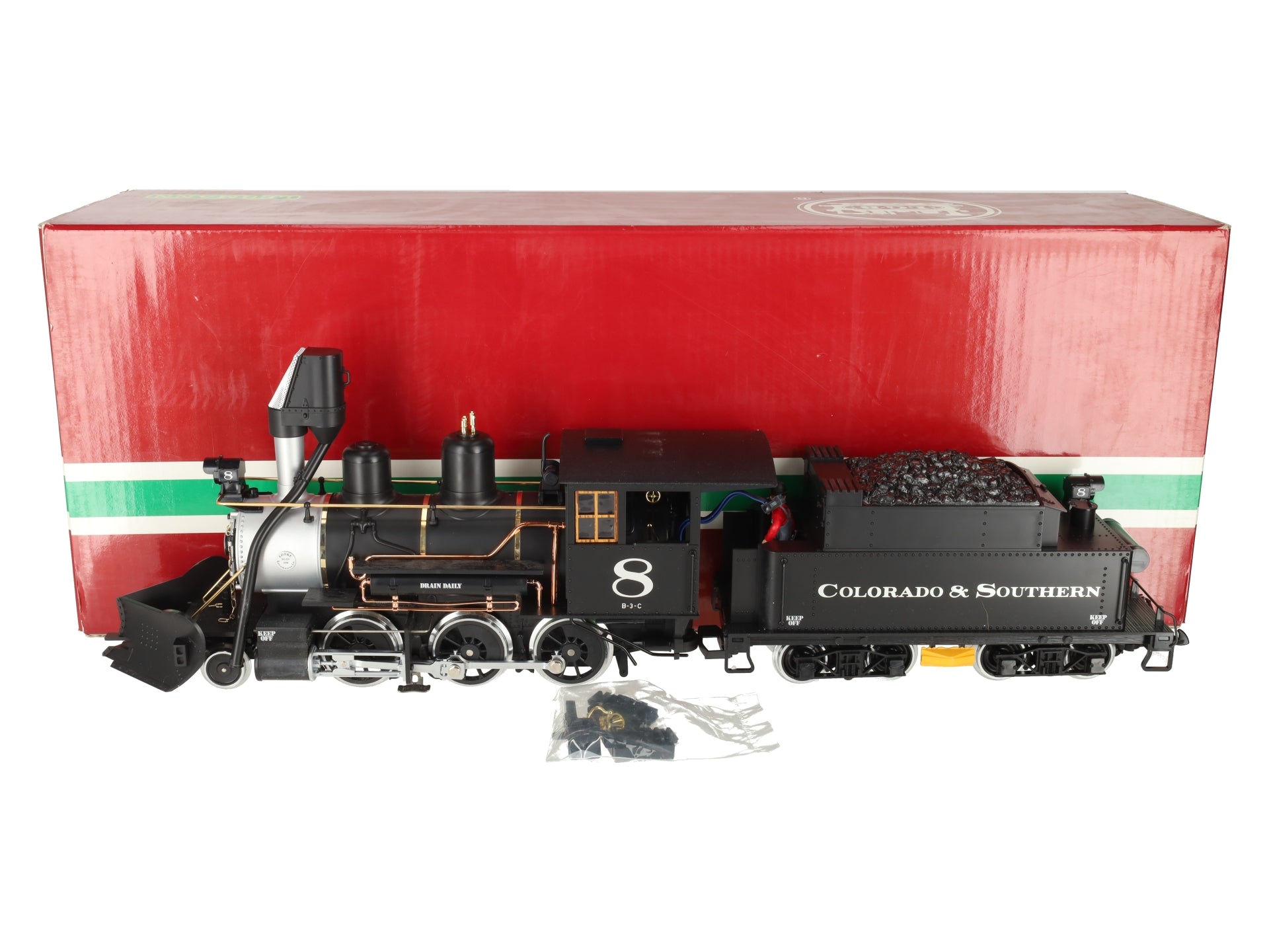 LGB 2319S C&S 2-6-0 Mogul Steam Locomotive w/Sound EX/Box