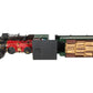 LGB 2018D G Scale DSP&PRR 2-6-0 Mogul Steam Locomotive & Tender #18 EX/Box