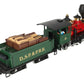 LGB 2018D G Scale DSP&PRR 2-6-0 Mogul Steam Locomotive & Tender #18 EX/Box