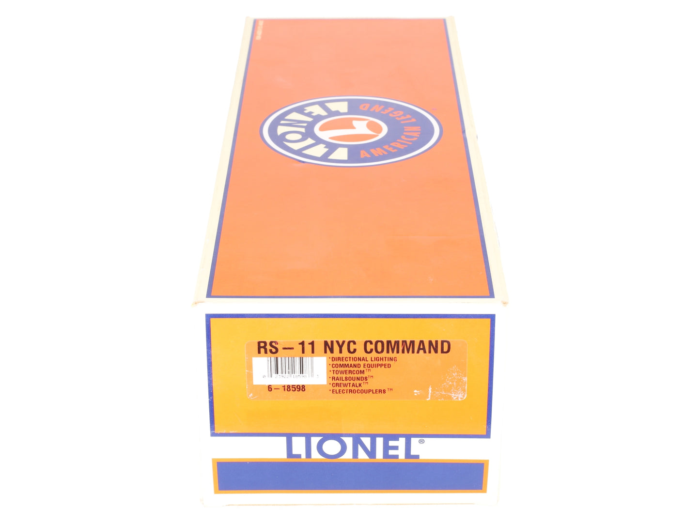 Lionel 6-18598 O Gauge New York Central RS-11 Diesel Locomotive w/TMCC #8010 VG/Box