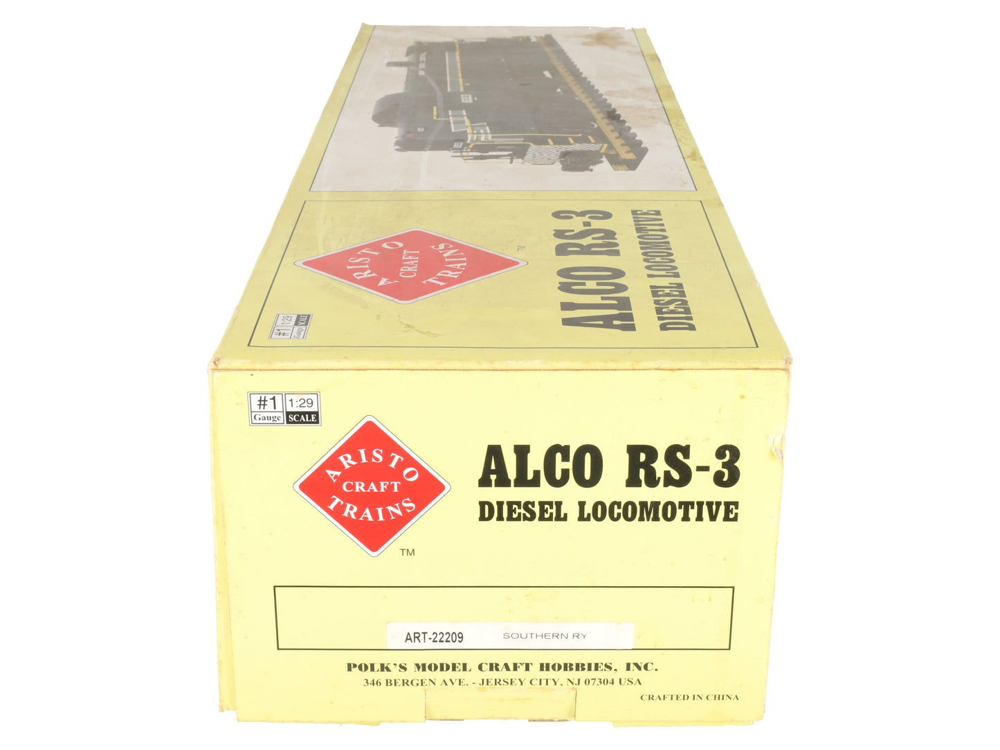 Aristo-Craft 22209 G Scale Southern RS-3 Diesel Locomotive #6236 EX/Box