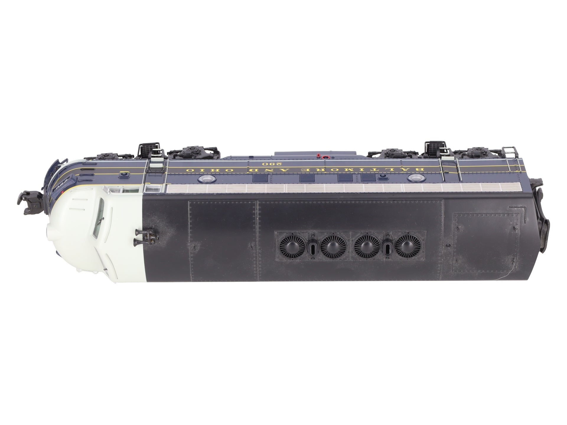 MTH 20-20605-4 O Baltimore & Ohio F-7 A-Unit Diesel (Non-Powered) #290 EX/Box