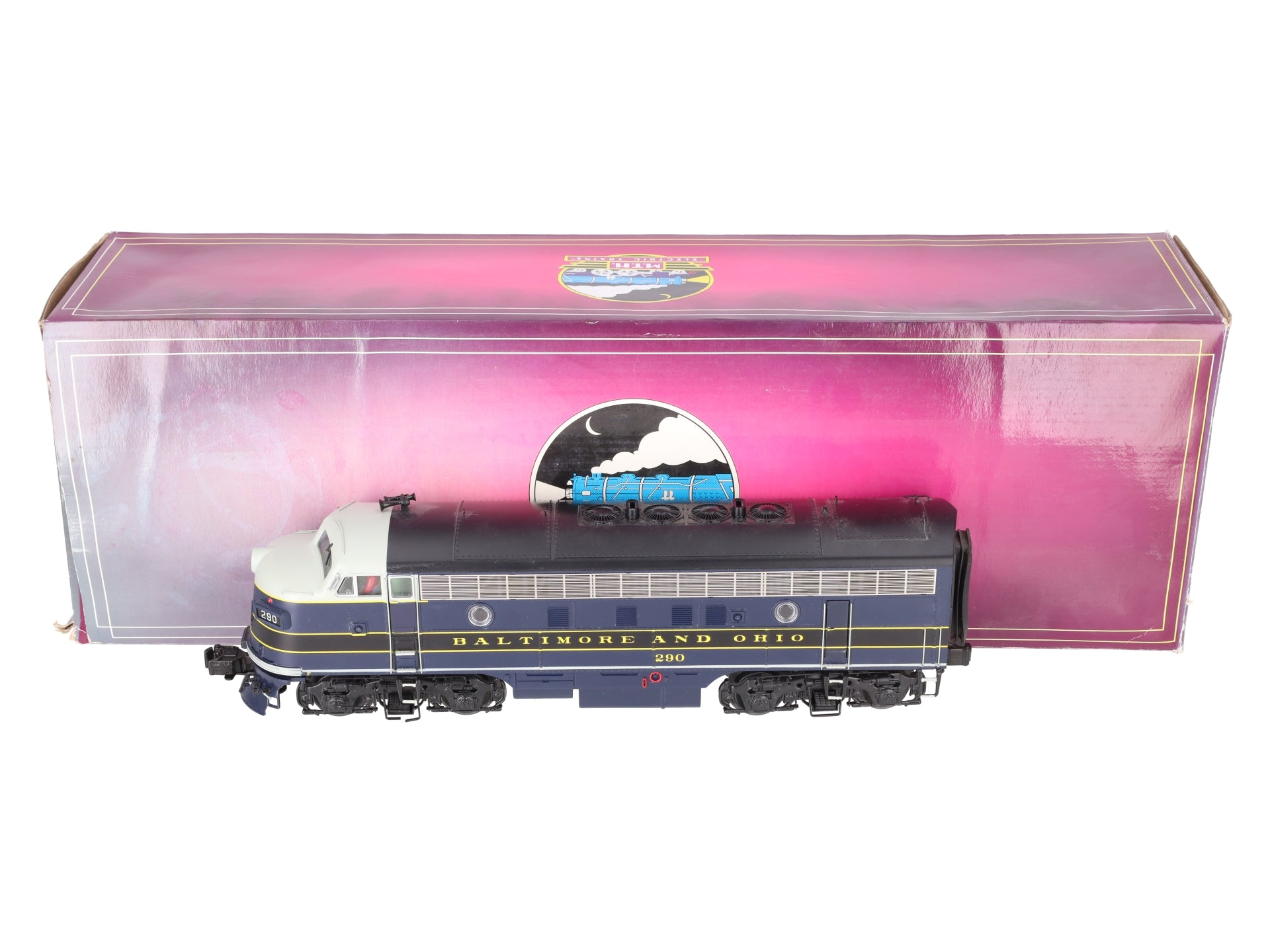 MTH 20-20605-4 O Baltimore & Ohio F-7 A-Unit Diesel (Non-Powered) #290 EX/Box