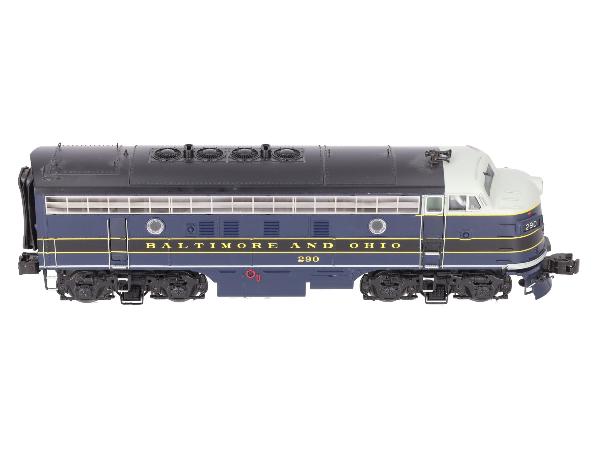 MTH 20-20605-4 O Baltimore & Ohio F-7 A-Unit Diesel (Non-Powered) #290 EX/Box