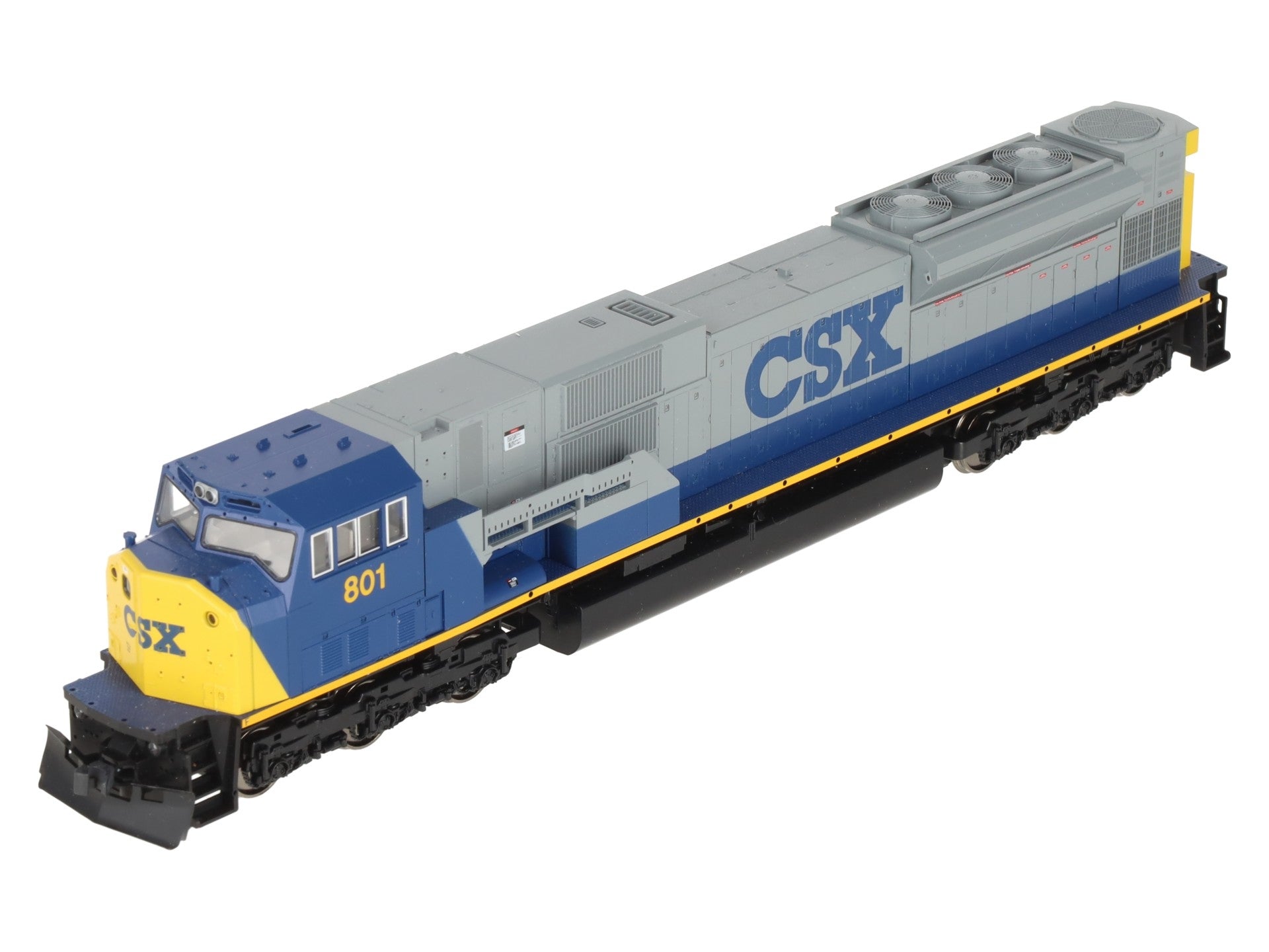 Kato 37-6344 HO Scale CSX EMD SD80MAC Diesel Locomotive #801 LN/Box