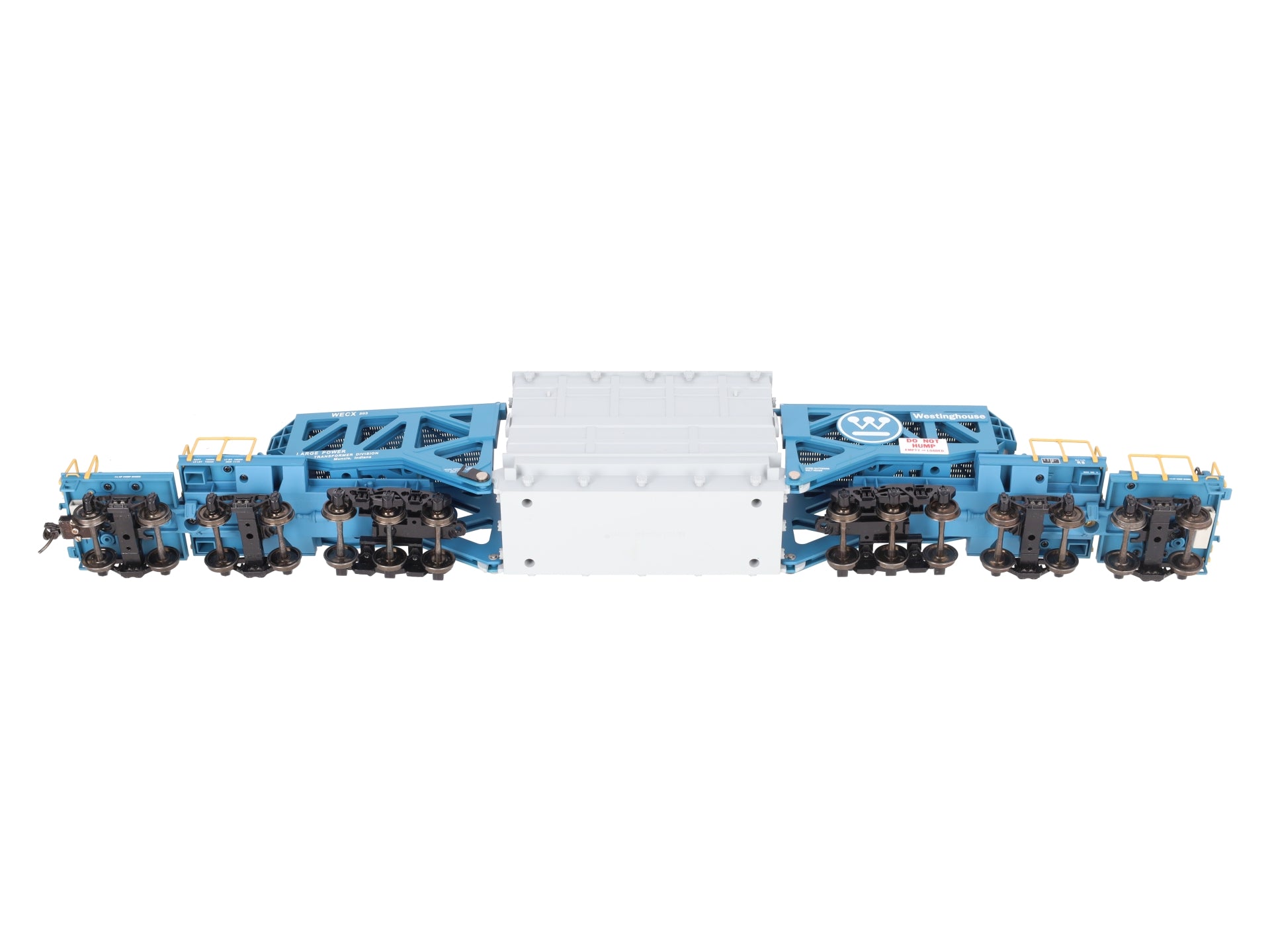 MTH 20-98232 O Gauge Westinghouse Schnabel Flatcar #203 w/ Transformer VG/Box