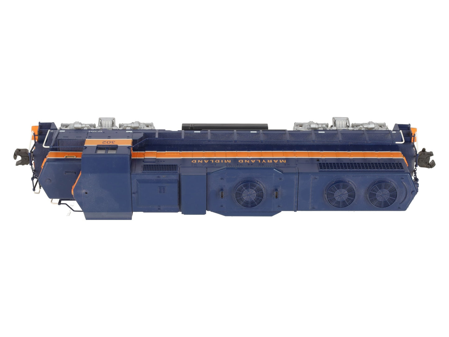 Weaver 7575LP O Maryland Midland GP38-2 Diesel Locomotive w/Sound #302 VG/Box