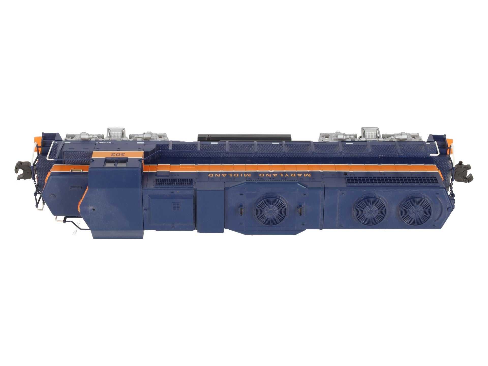 Weaver 7575LP O Maryland Midland GP38-2 Diesel Locomotive w/Sound #302 VG/Box