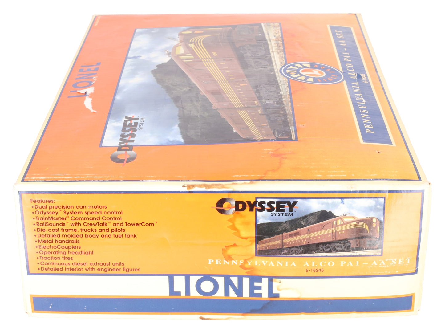 Lionel 6-18245 O Pennsylvania Alco PA-1 AA Diesel Engine Set #5750/5751 w/TMCC EX/Box