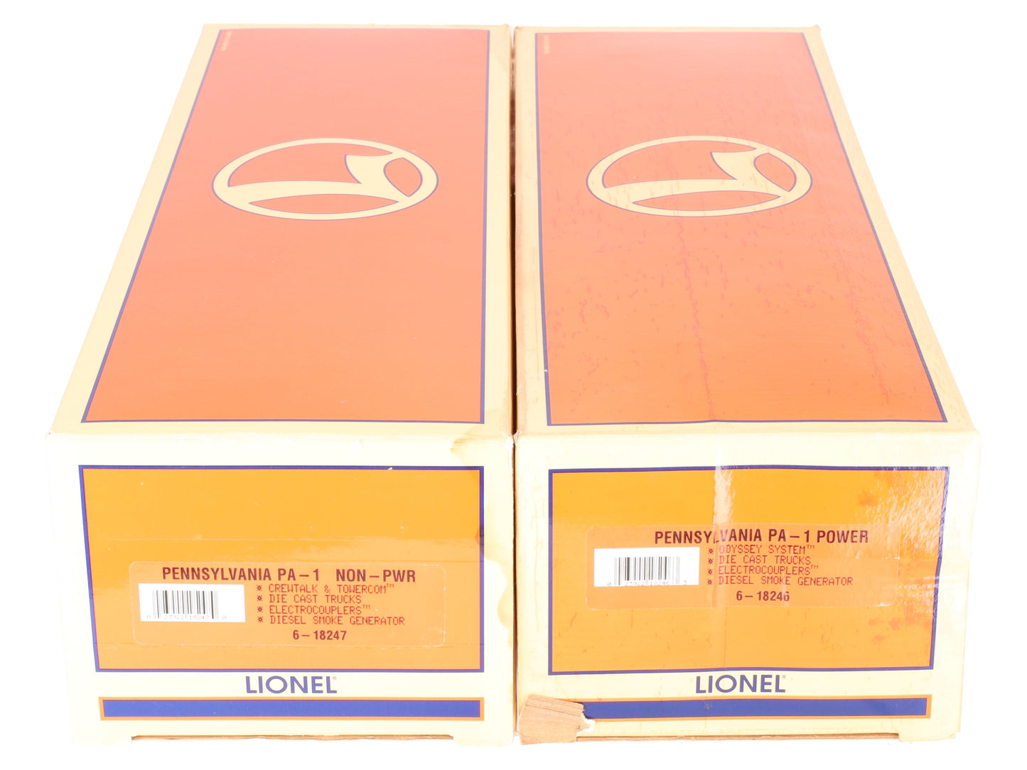 Lionel 6-18245 O Pennsylvania Alco PA-1 AA Diesel Engine Set #5750/5751 w/TMCC EX/Box