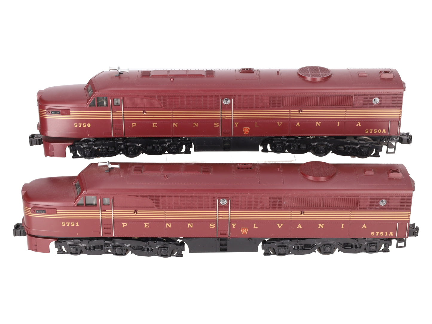 Lionel 6-18245 O Pennsylvania Alco PA-1 AA Diesel Engine Set #5750/5751 w/TMCC EX/Box