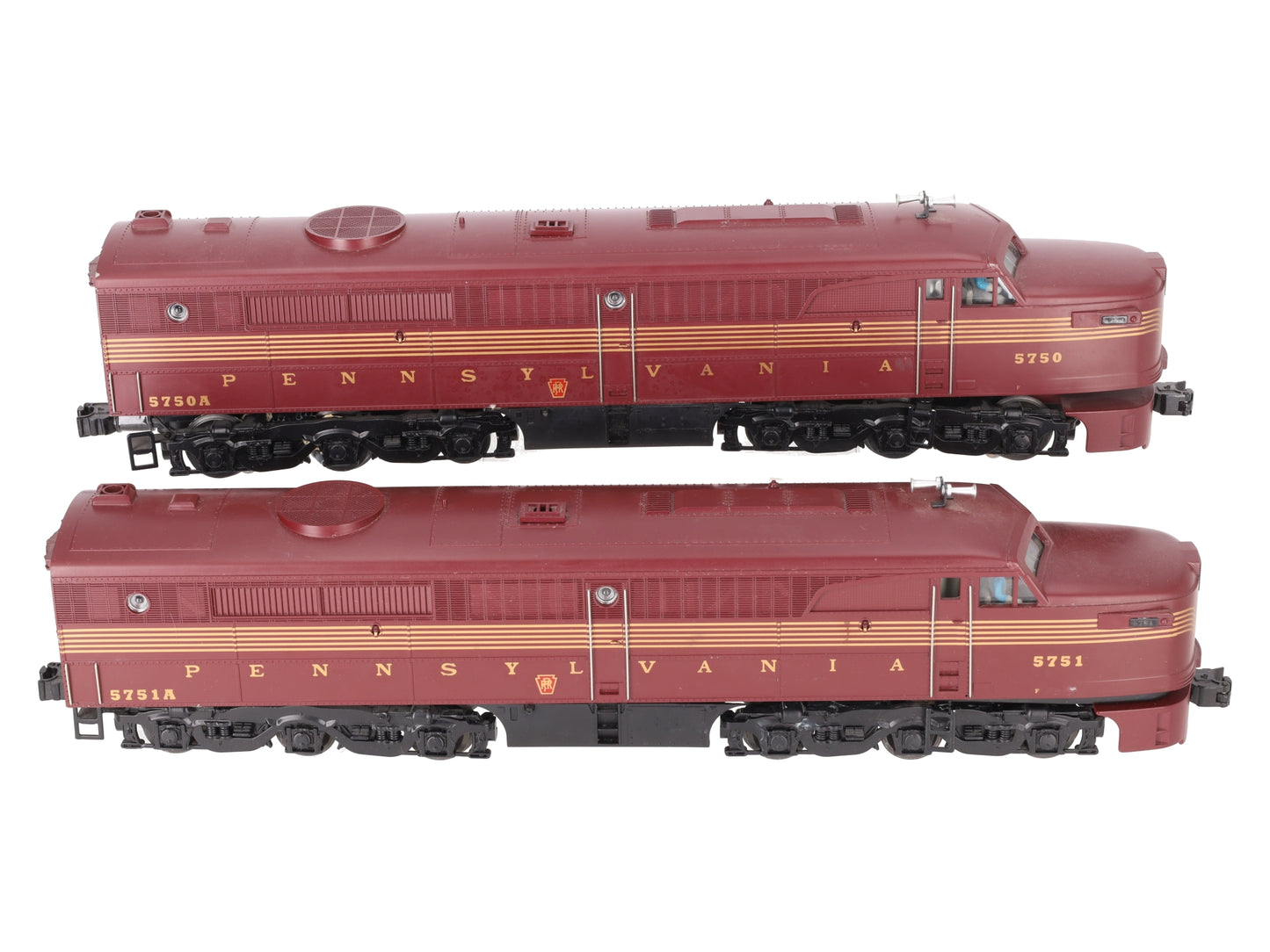 Lionel 6-18245 O Pennsylvania Alco PA-1 AA Diesel Engine Set #5750/5751 w/TMCC EX/Box