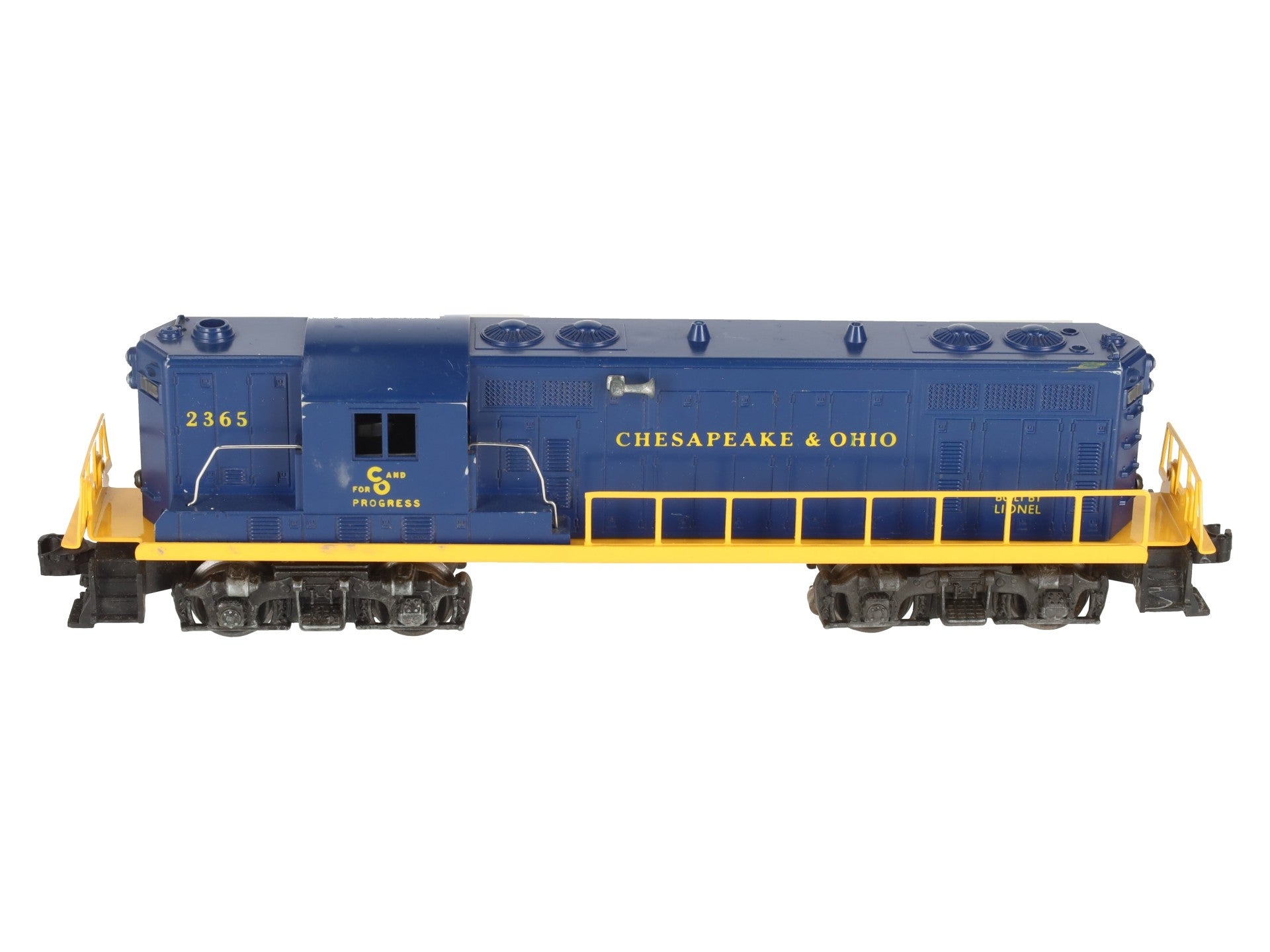 Lionel 2365 Vintage O Chesapeake & Ohio GP-7 Powered Diesel Locomotive EX