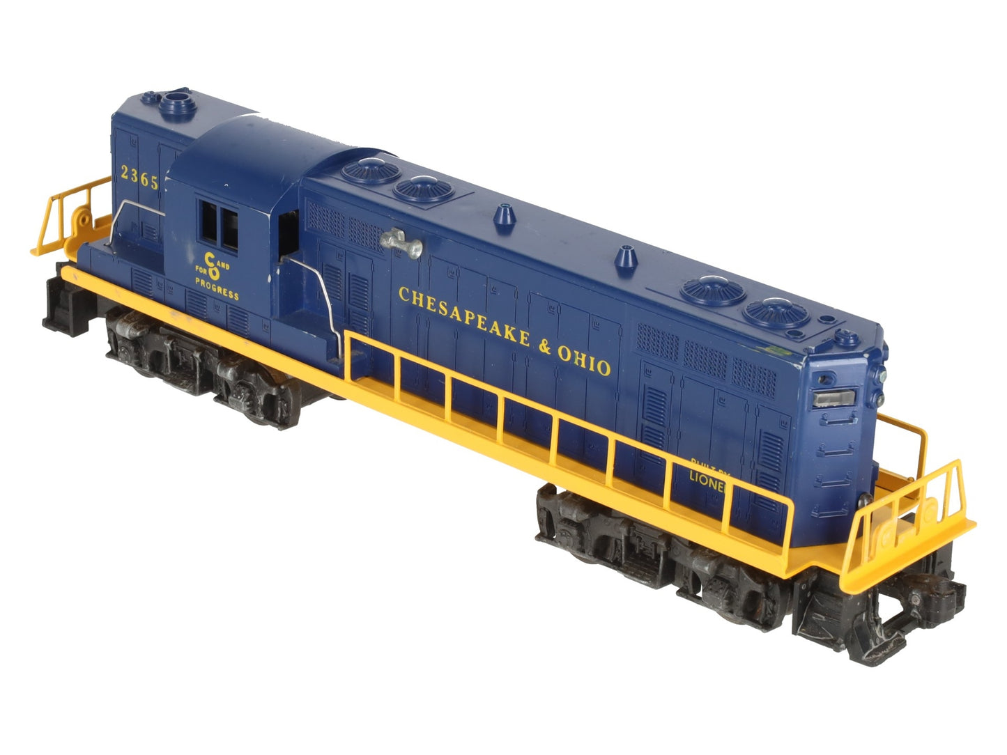 Lionel 2365 Vintage O Chesapeake & Ohio GP-7 Powered Diesel Locomotive EX