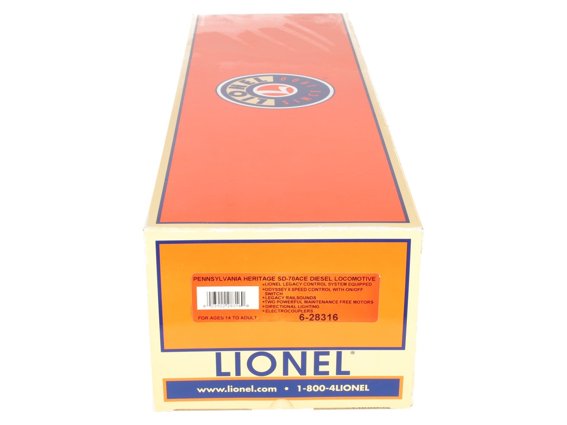 Lionel 6-28316 O Pennsylvania Heritage SD70ACE Diesel Locomotive #1854 LN/Box