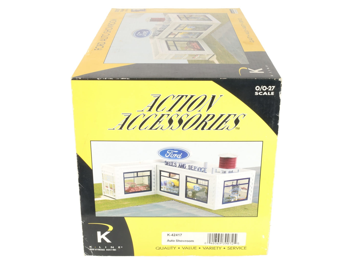 K-Line K-42417 O Built-Up Lighted FORD Auto Showroom VG/Box
