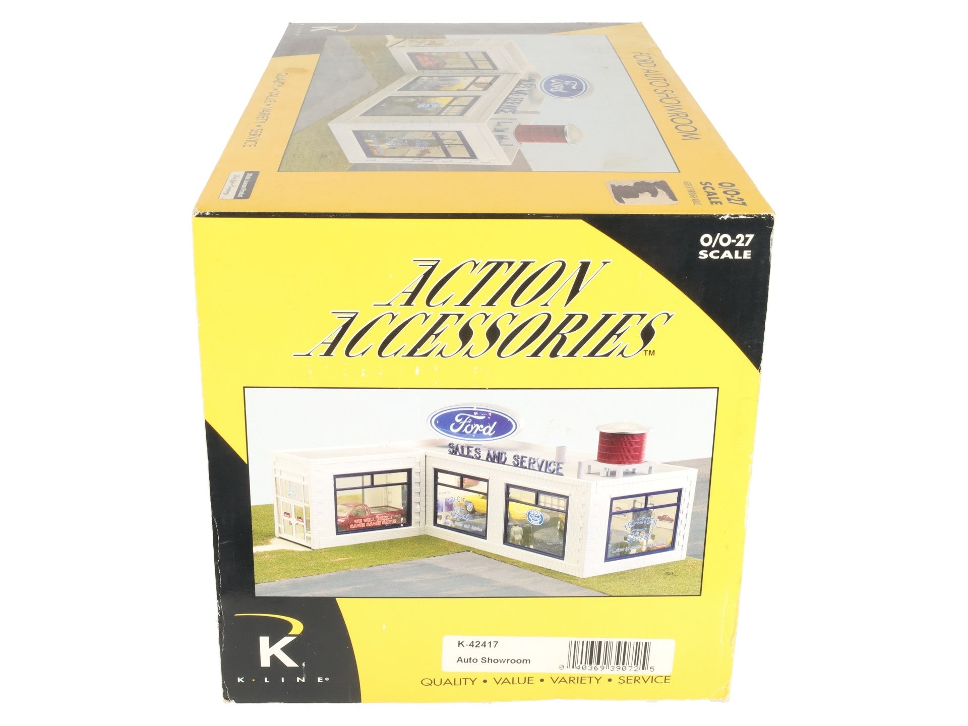 K-Line K-42417 O Built-Up Lighted FORD Auto Showroom VG/Box