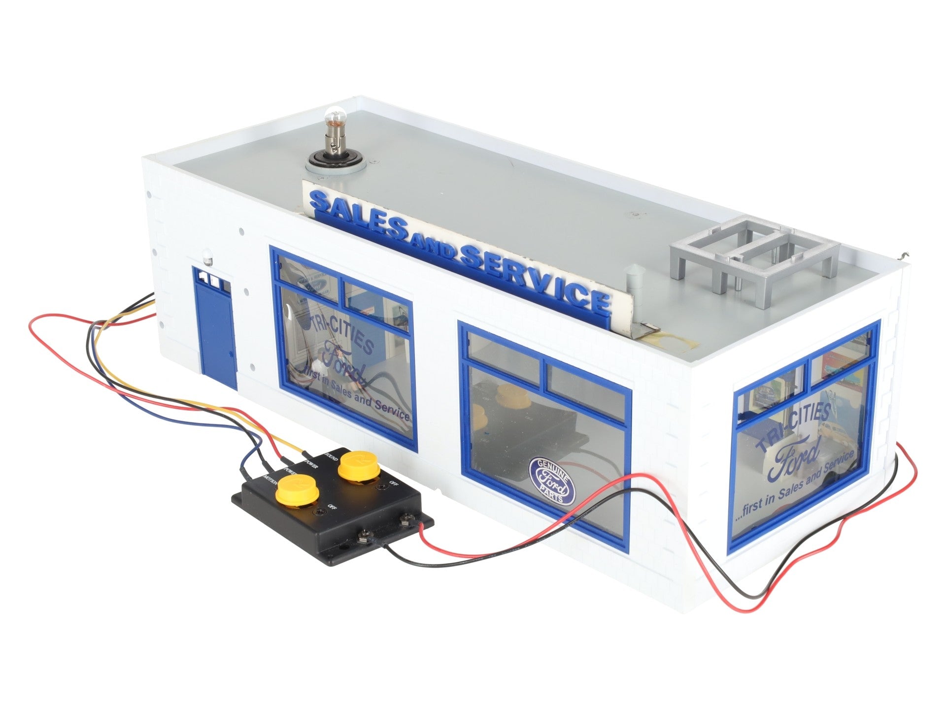 K-Line K-42417 O Built-Up Lighted FORD Auto Showroom VG/Box